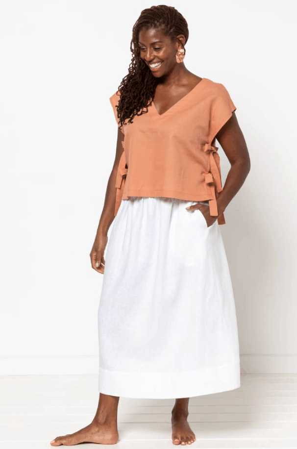 Style Arc - Rumi Woven Top Paper Pattern 10-22