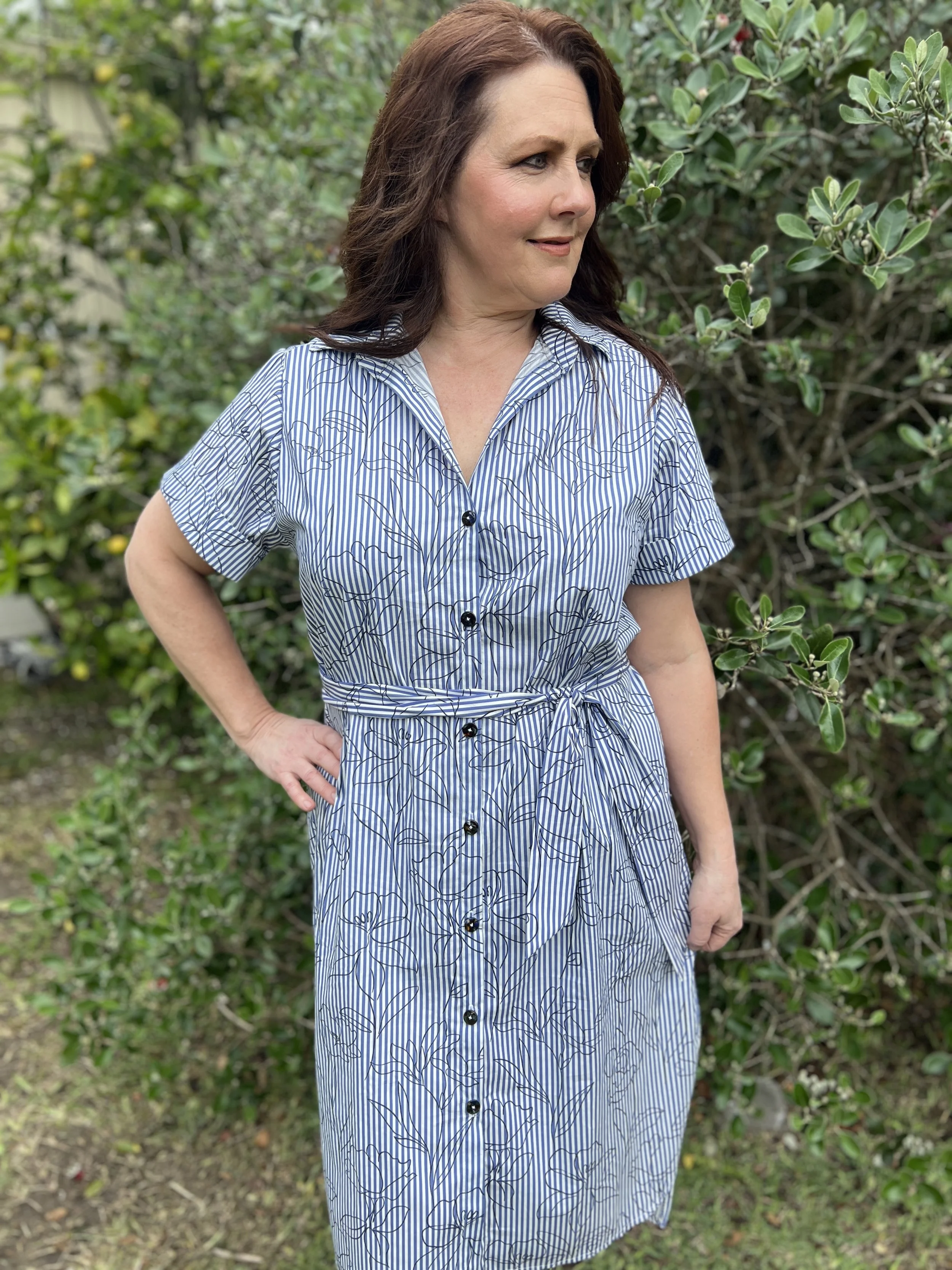 My Dress Made - Alyzée Striped Cotton