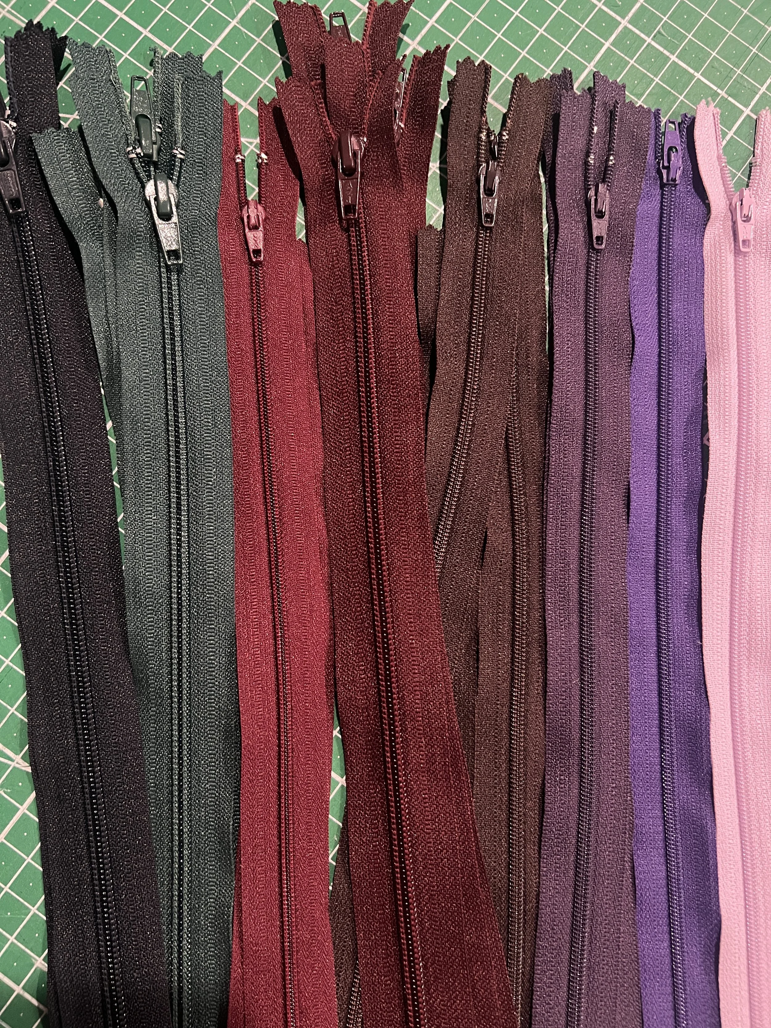 Nylon Closed End Zipper #3 30cm Choose Your Colour