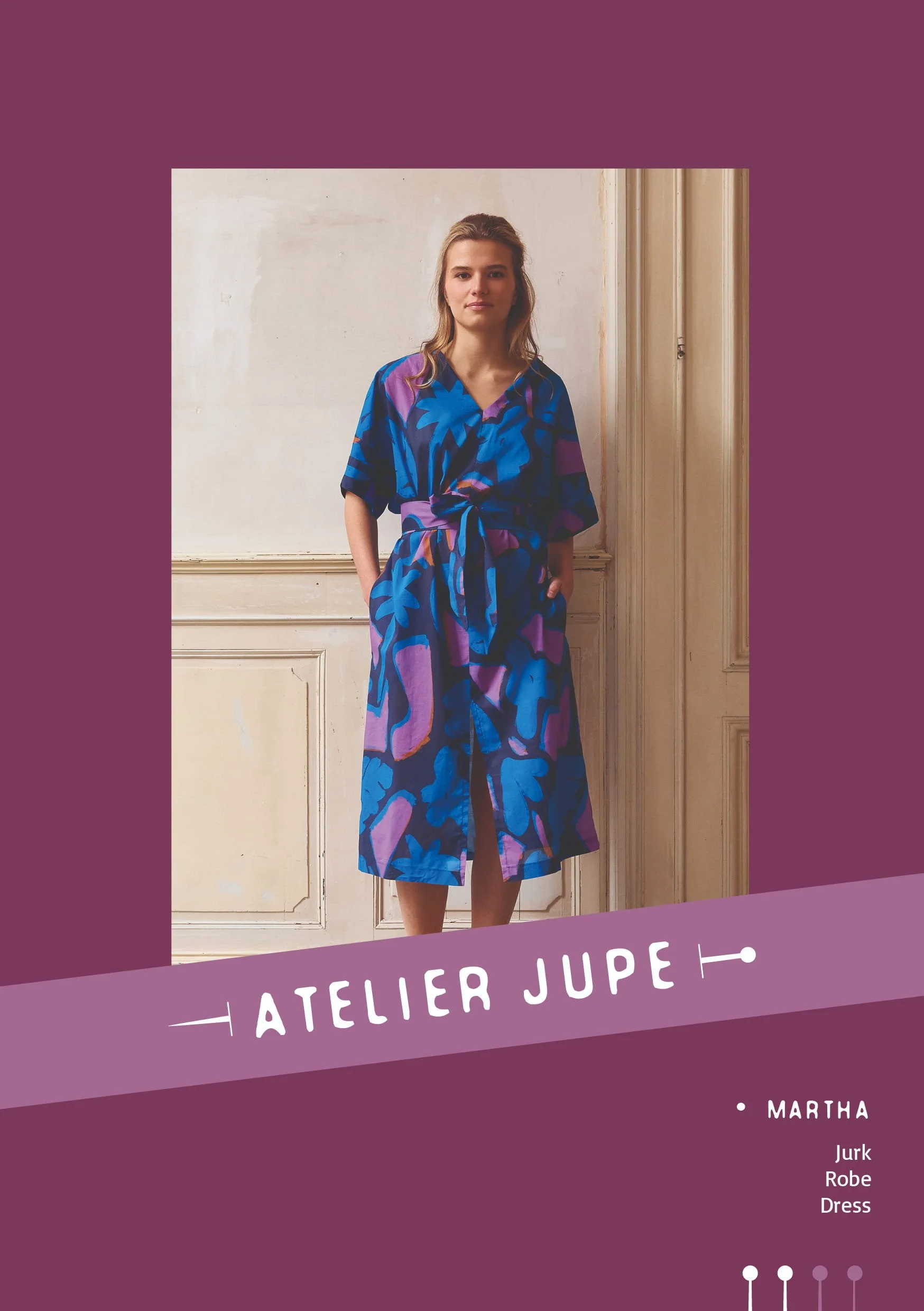 Atelier Jupe - Martha Dress Paper Pattern