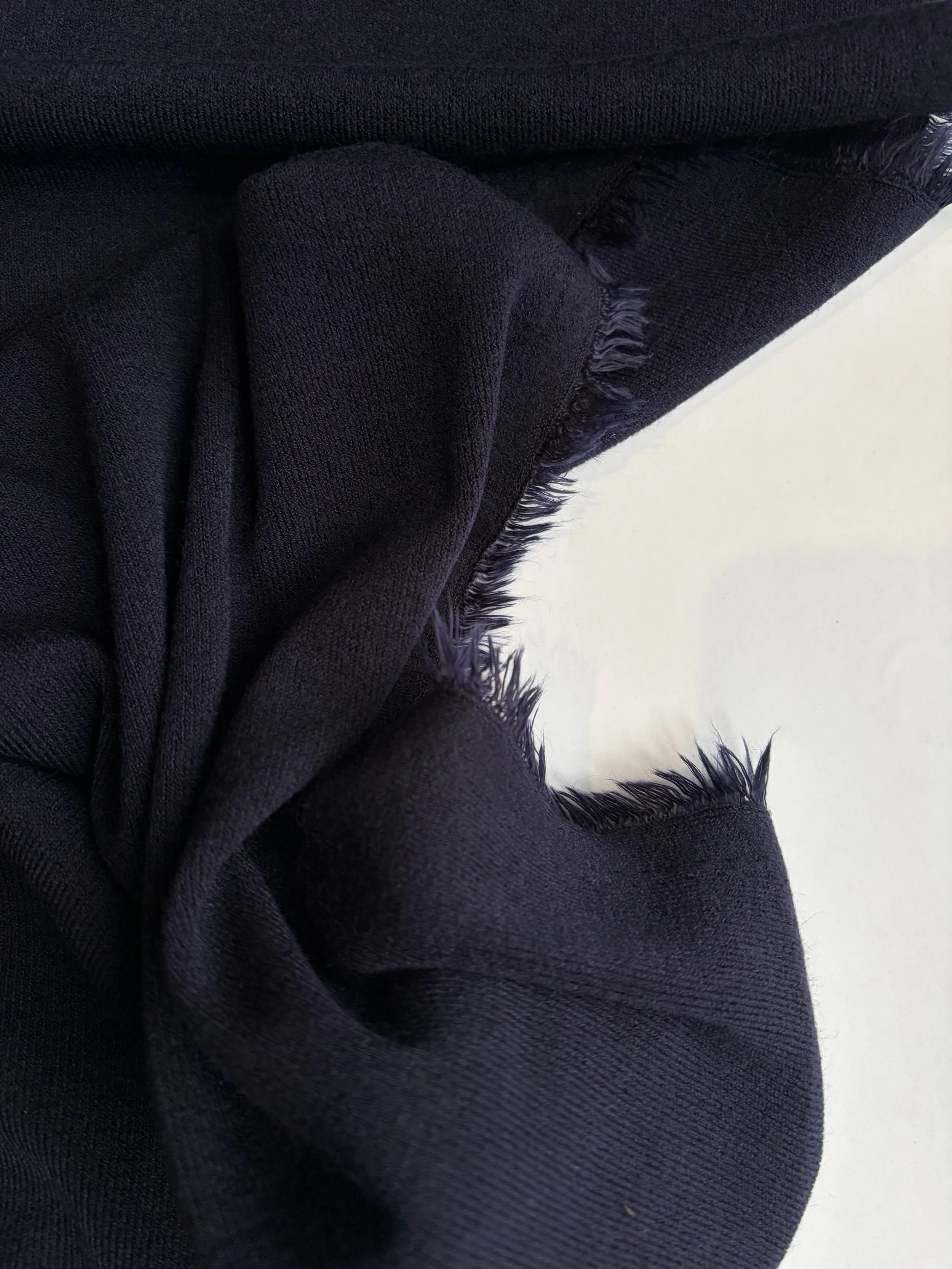 Luxe Knit - Midnight Navy Faux Cashmere