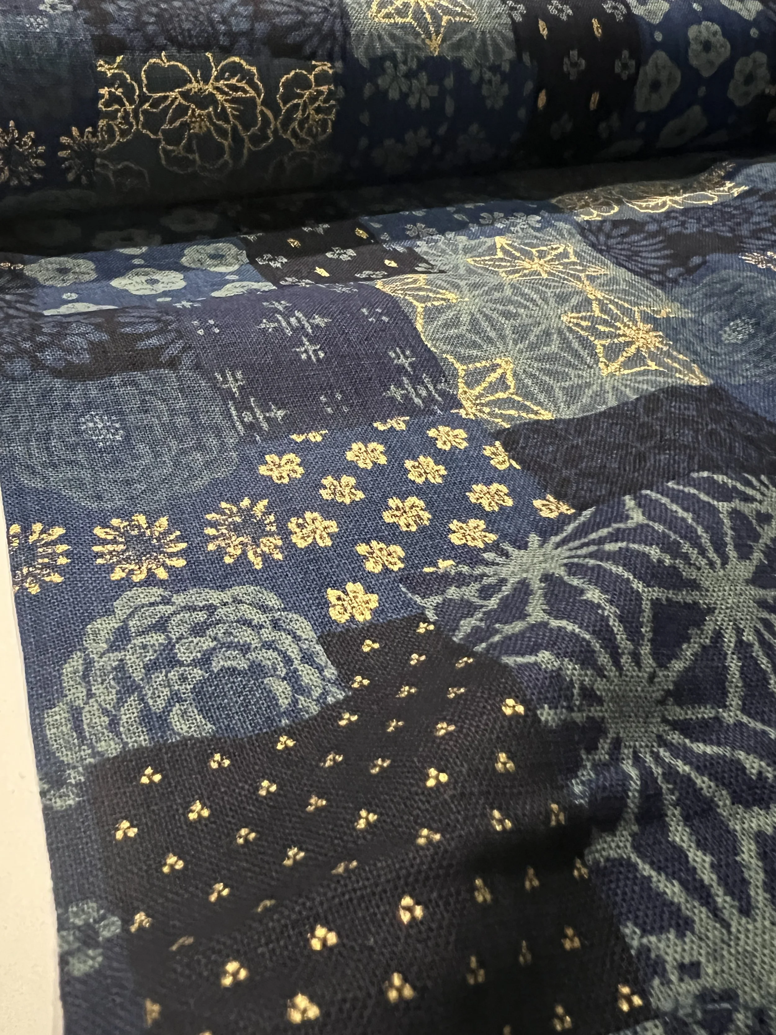 Sevenberry - Patchwork Kin Bright Denim Patchwork Cotton Poplin