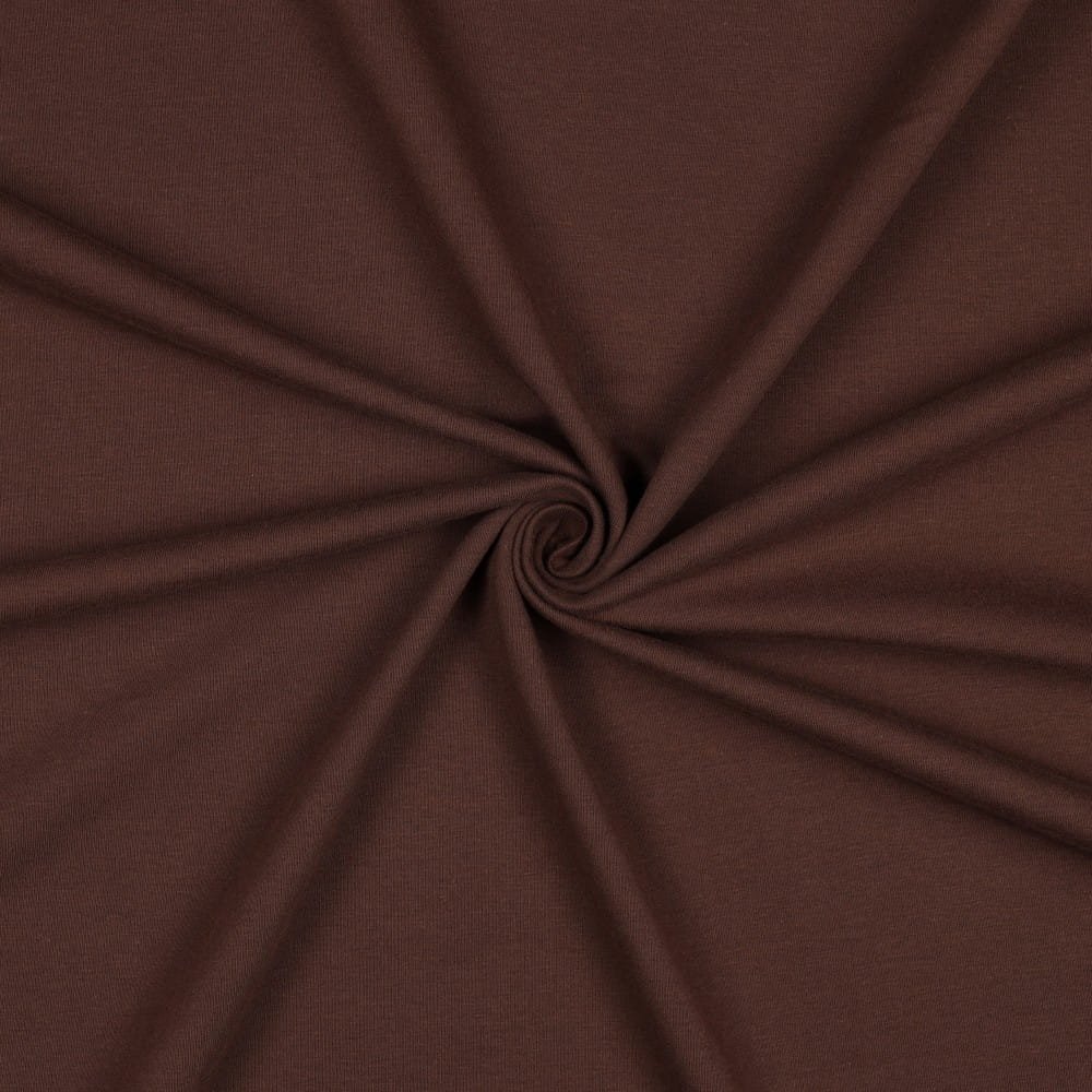 Mocha Cosy Cotton Sweatshirting