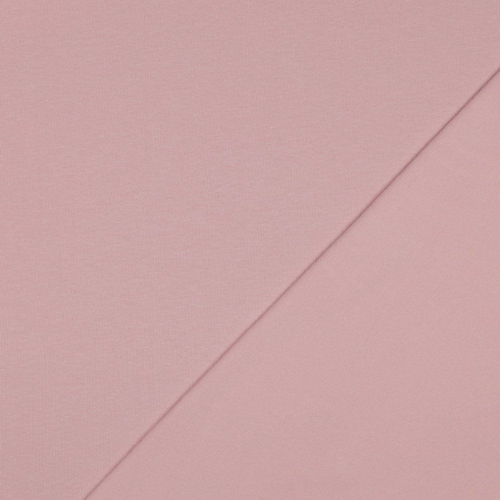 Powder Rose Cosy Cotton Sweatshirting