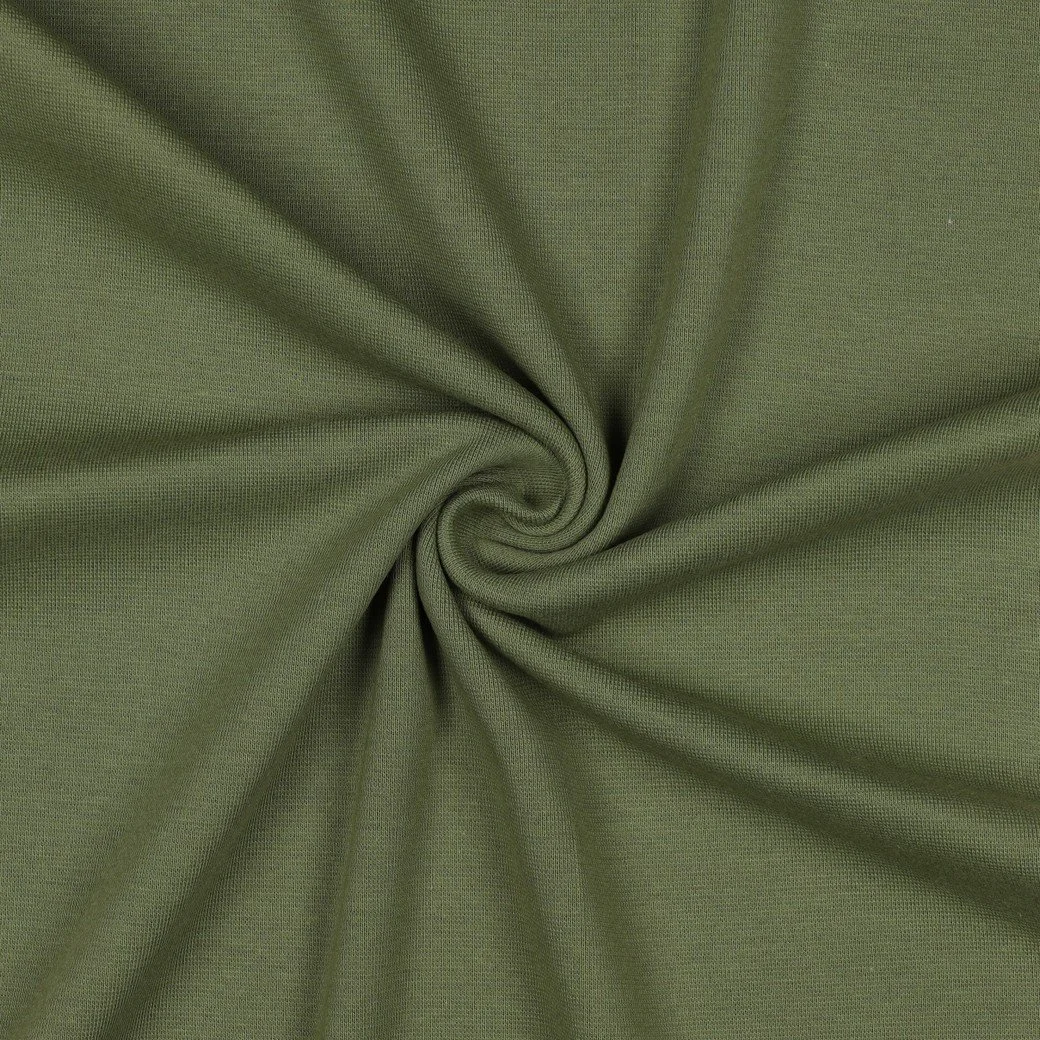 Olive Tubular Rib/Cuffing