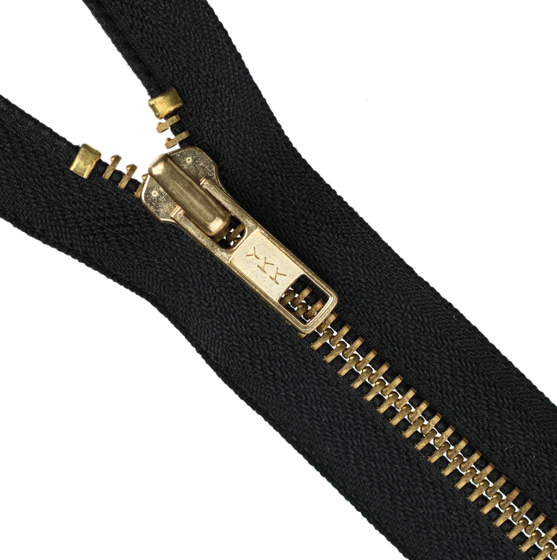 YKK #5 Black Metal Closed End Flip Lock 25 cm