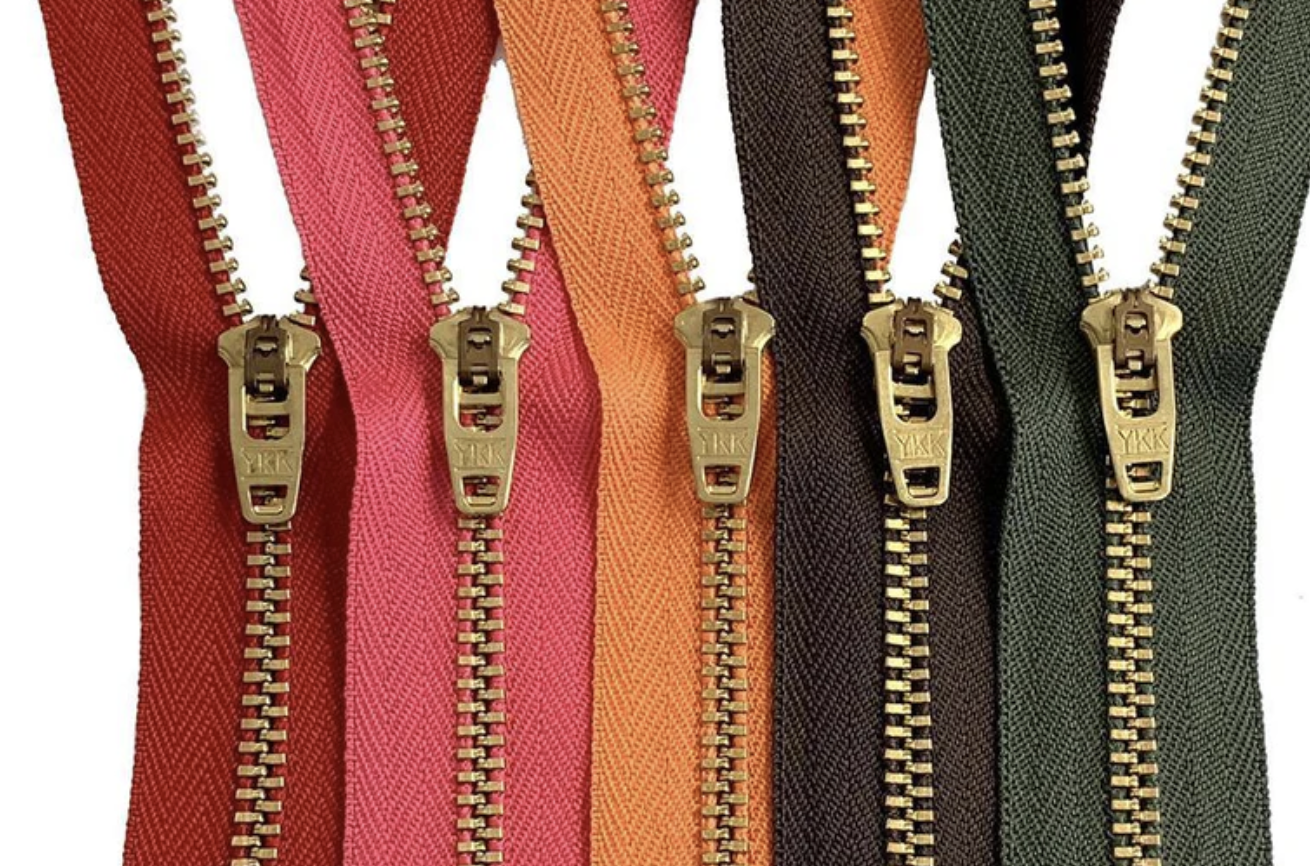 YKK #5  Metal Open End Zip 45cm