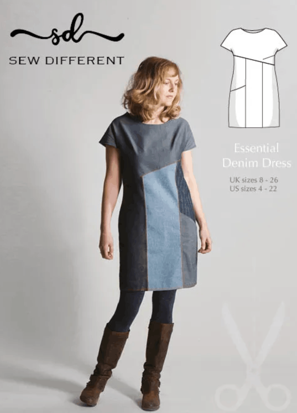Sew Different - Essentail Denim Dress Paper Pattern