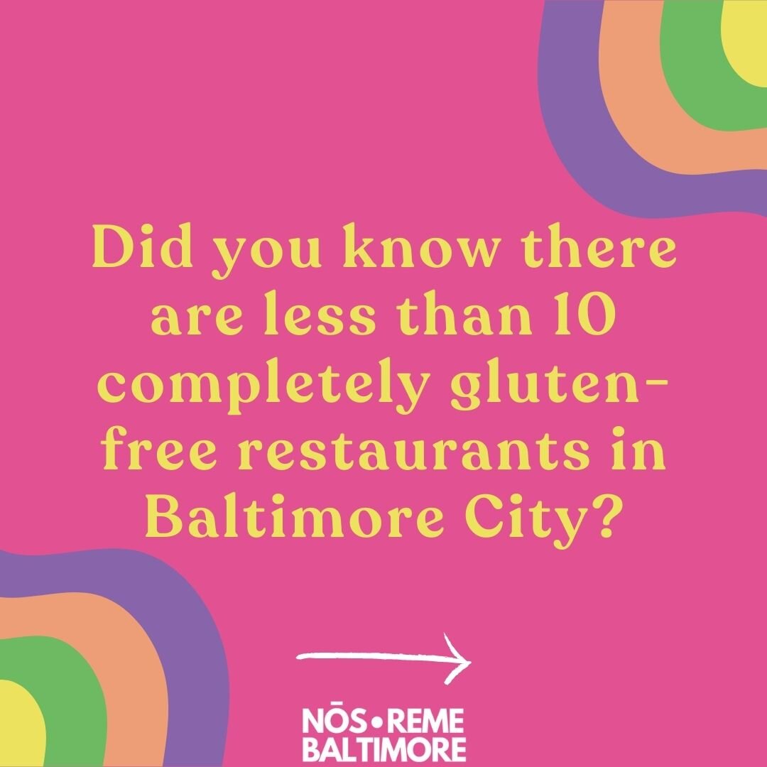 Curious as to why we&rsquo;re Gluten Free? Here are the facts. More information is available on our website. Nos Reme aims to expand on gluten-free food options in the Baltimore area. 🍽
-
-
-
 #communityfood #communityfirst #campaignforcreativity #i