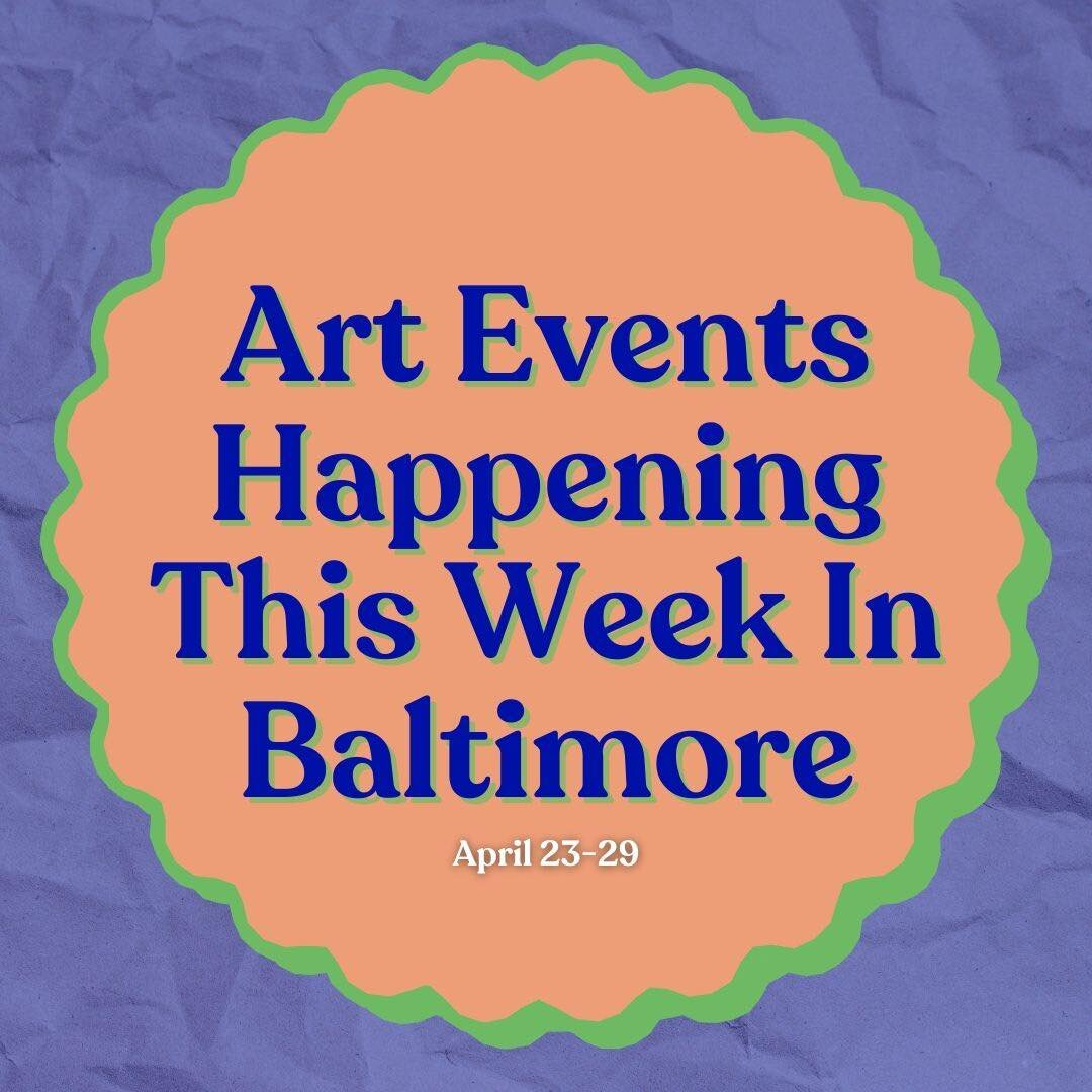 Looking for something to do this week? Check out these art events happening in Baltimore!
&bull;
&bull;
&bull;
#communityfood #creativity #baltimoreart #sustainableevents #baltimoreartist #popupsupperclub #bmoreart #popupbaltimore #baltimoremusic #po