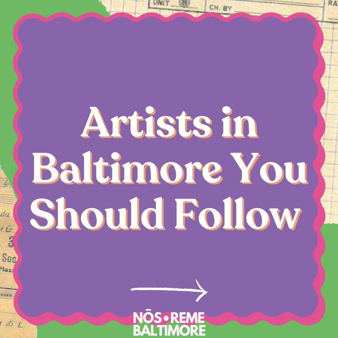 Highlighting some Amazing artists in Baltimore that you should definitely check out! 🎨
&bull;
&bull;
&bull;
#baltimoremd #mybmore #creativity #chefsinresidence #bmoreart #artandfood #communityfood #nosreme #artbaltimore #baltimoremusic #popupbaltimo