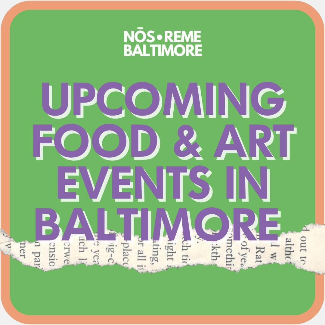 Don&rsquo;t miss these events happening this month!
-
-
#communityfood #popupdinner #chefsinresidence #nosremebaltimore #artandfood #baltimoremusic #sustainableevents #artbaltimore #baltimorepride #creativity #baltimoremd #bmoreart #popup #popupbalti