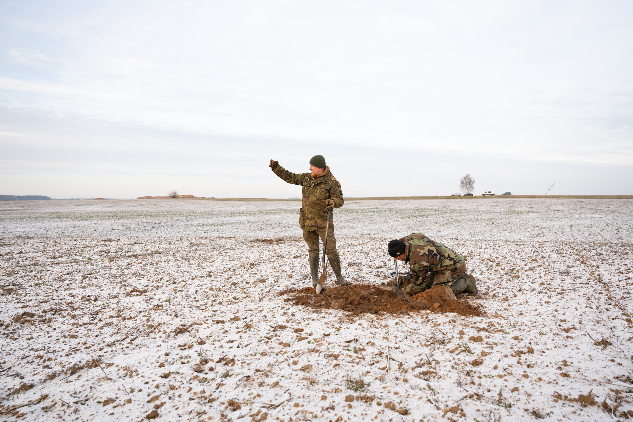 Members of Legenda Archaeology recover fallen WWII soldiers for proper burial