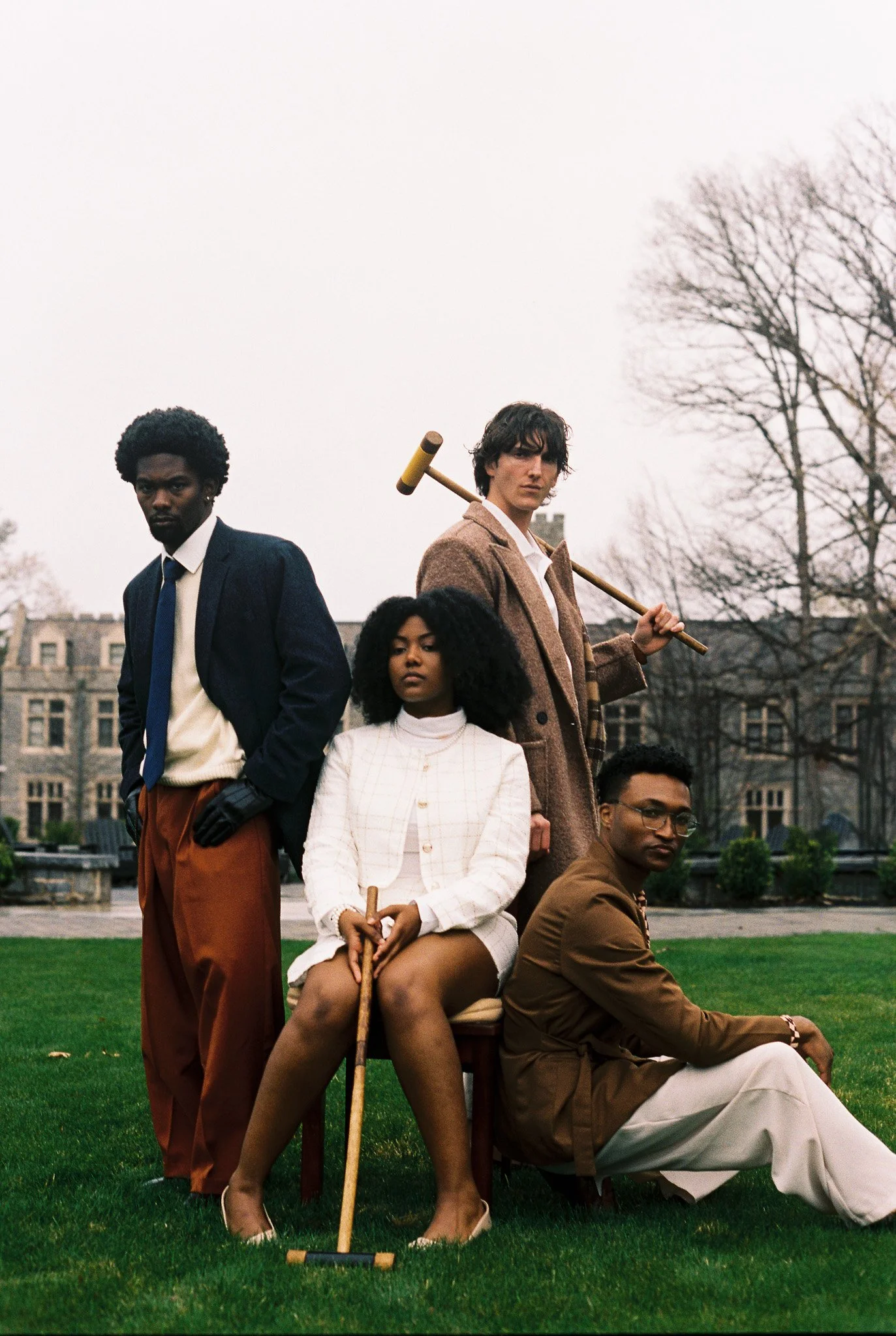 Old money group photoshoot