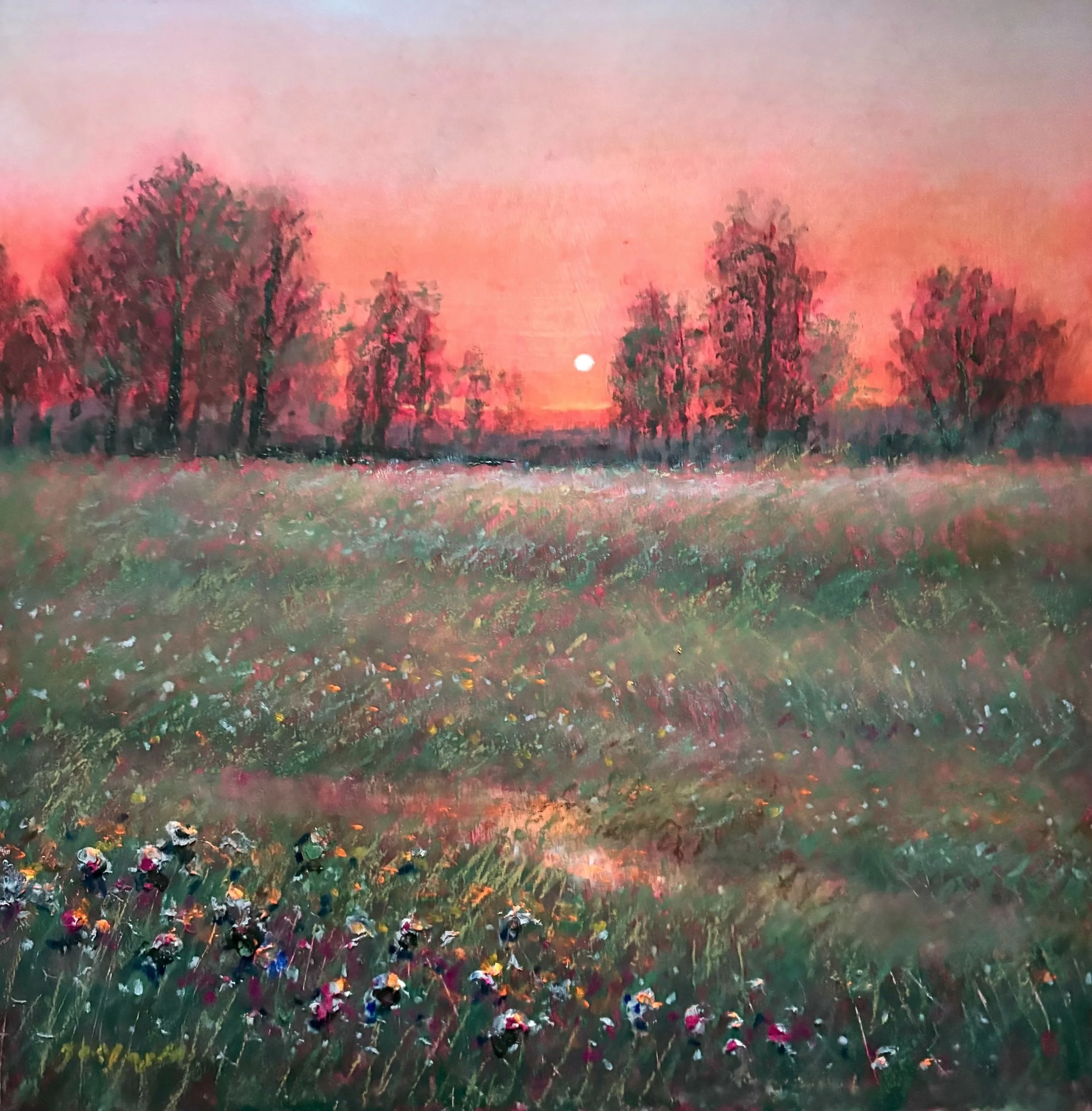 Original Painting - Evening's Sweet Song