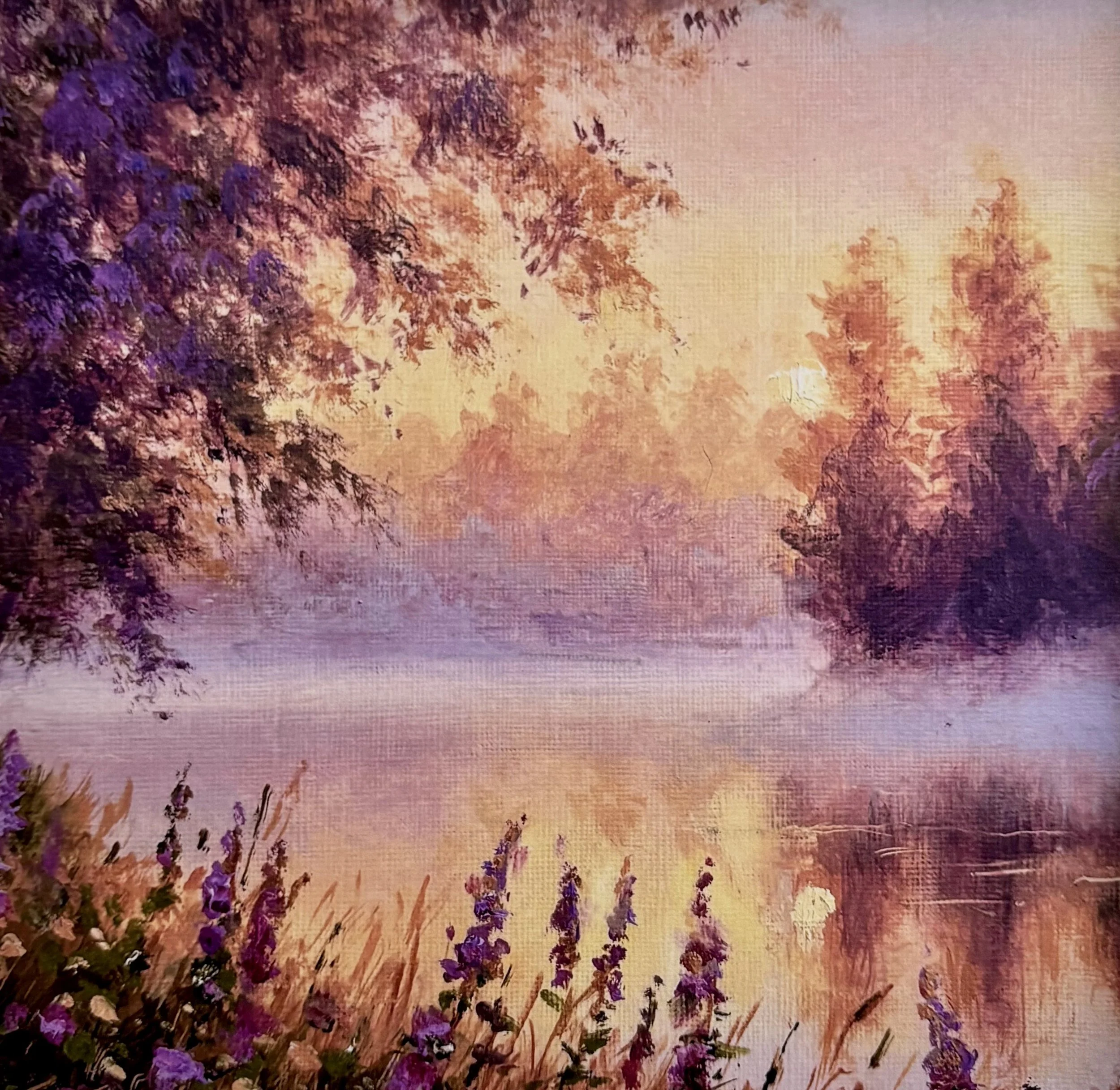 Golden Dream - Art Print On Paper - 8"x8"