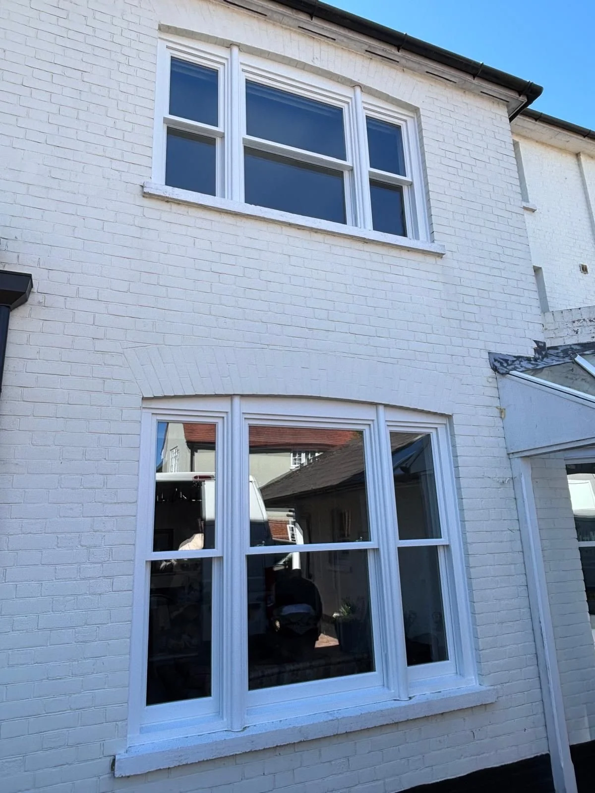 Another one of this week&rsquo;s installations. Beautiful Triple Timber Sash Windows 👌

#SashWindows #TimberWindows #Essex #WindowInstallation PeriodProperty