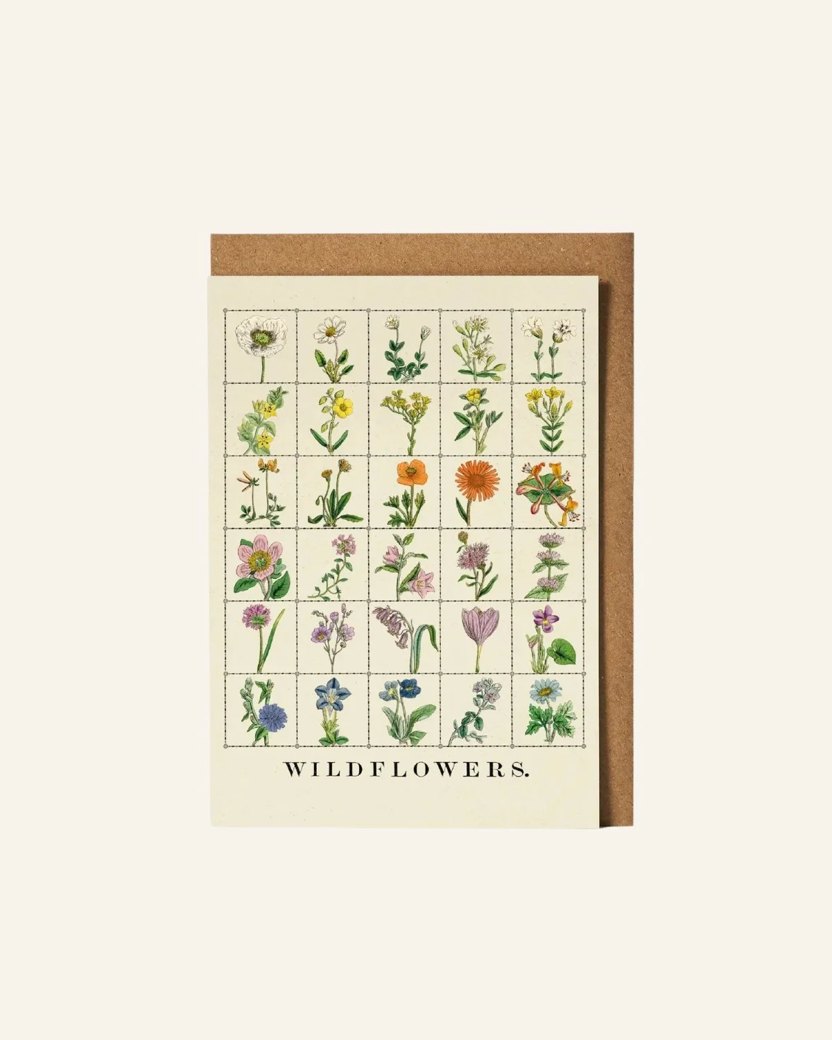 Wildflowers Blank Greeting Card