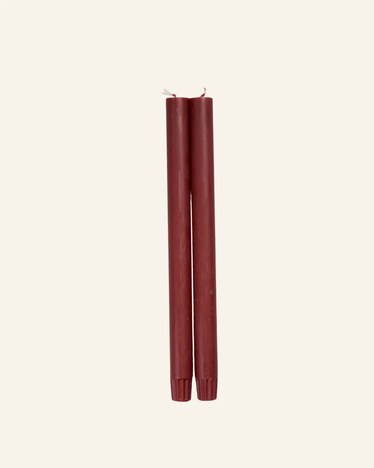 True Grace Cherry Blossom Red Dinner Candle - Pair