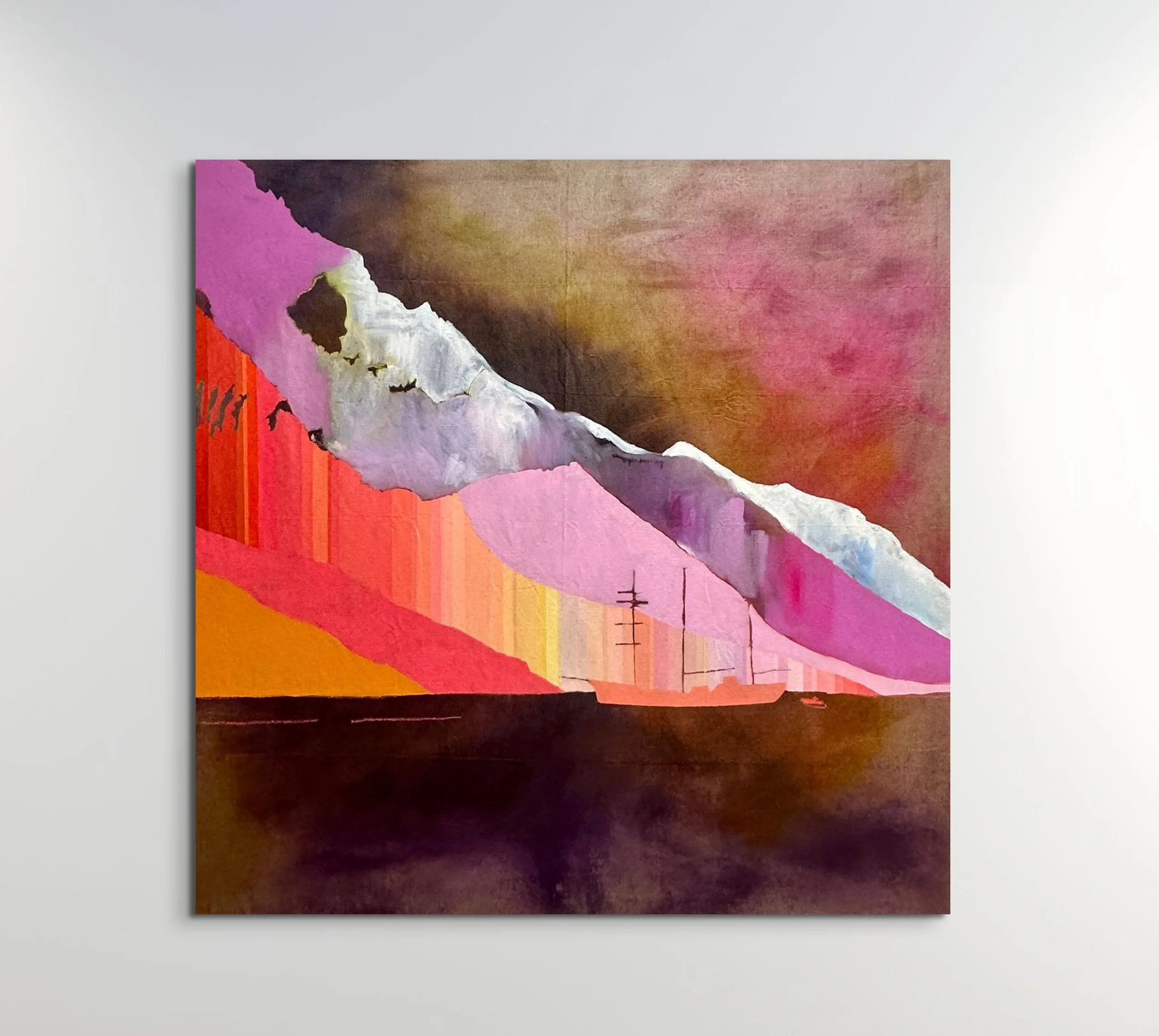 Nothing Lasts Forever. 58 x 58 inches