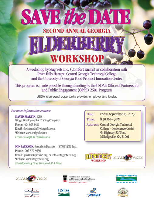 2nd Annual GA Elderberry Workshop — Stag Vets