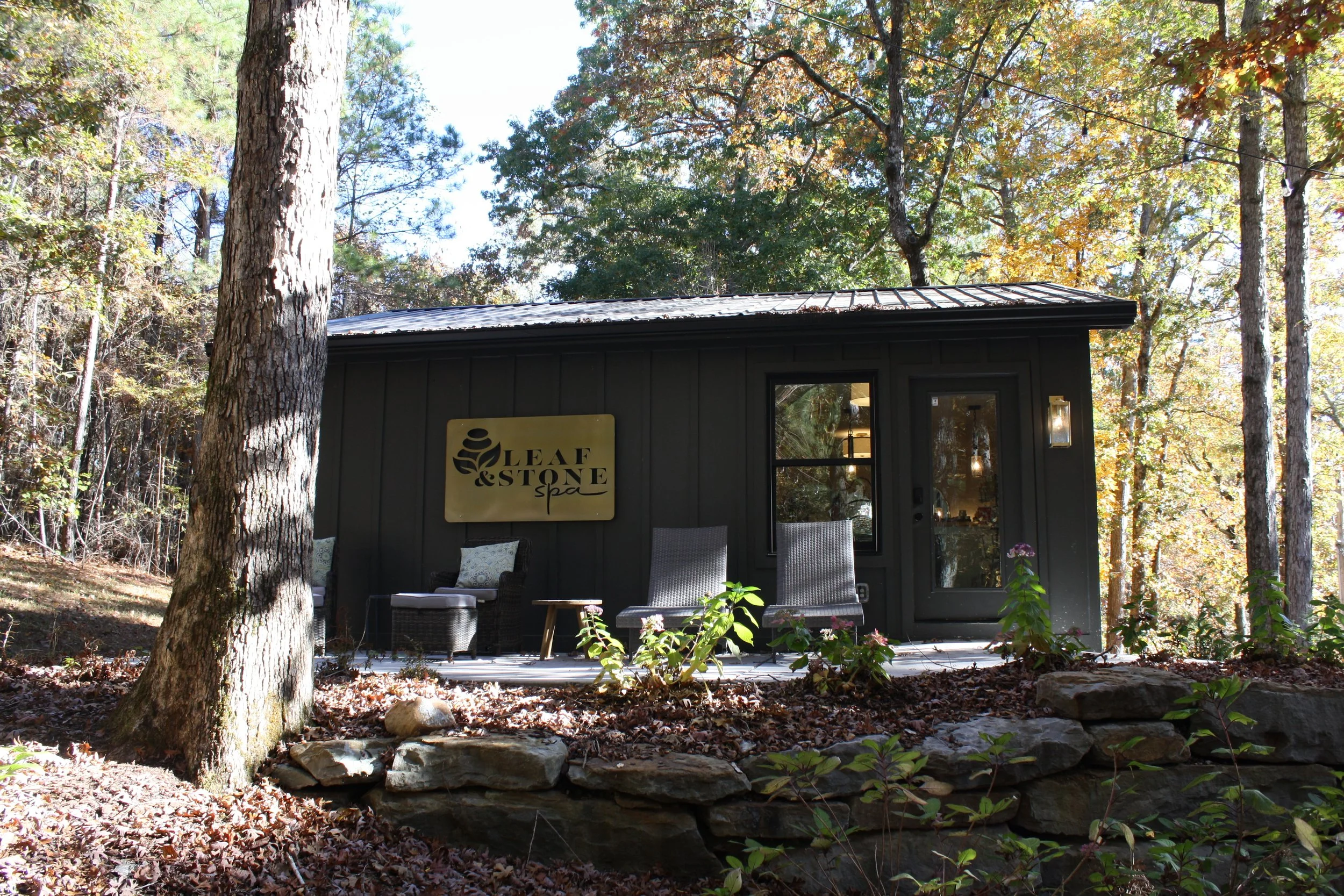 ReTreet's on-site spa, Leaf and Stone Spa