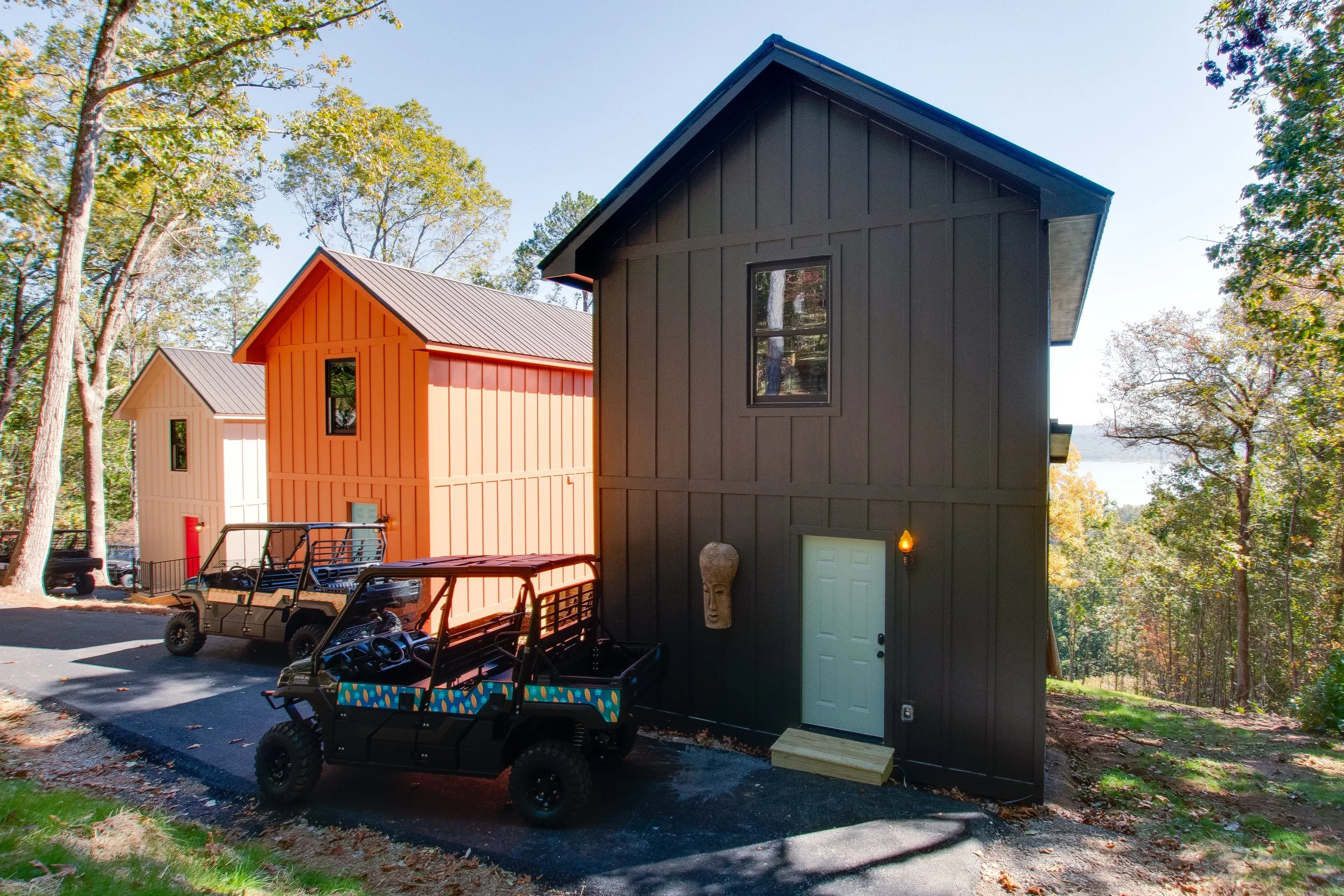 Mountaintop cabins with atvs