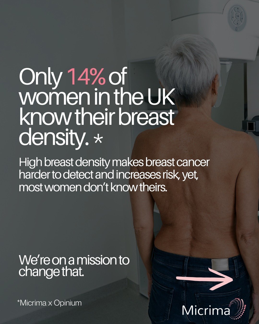 ✨ Dense breasts are normal &mdash; but they matter.
⚠️ Studies have shown that Women with the highest breast density are 4&ndash;6x more likely to develop breast cancer.
📉 Mammograms can miss up to 40% of cancers in dense breasts.

That&rsquo;s why 
