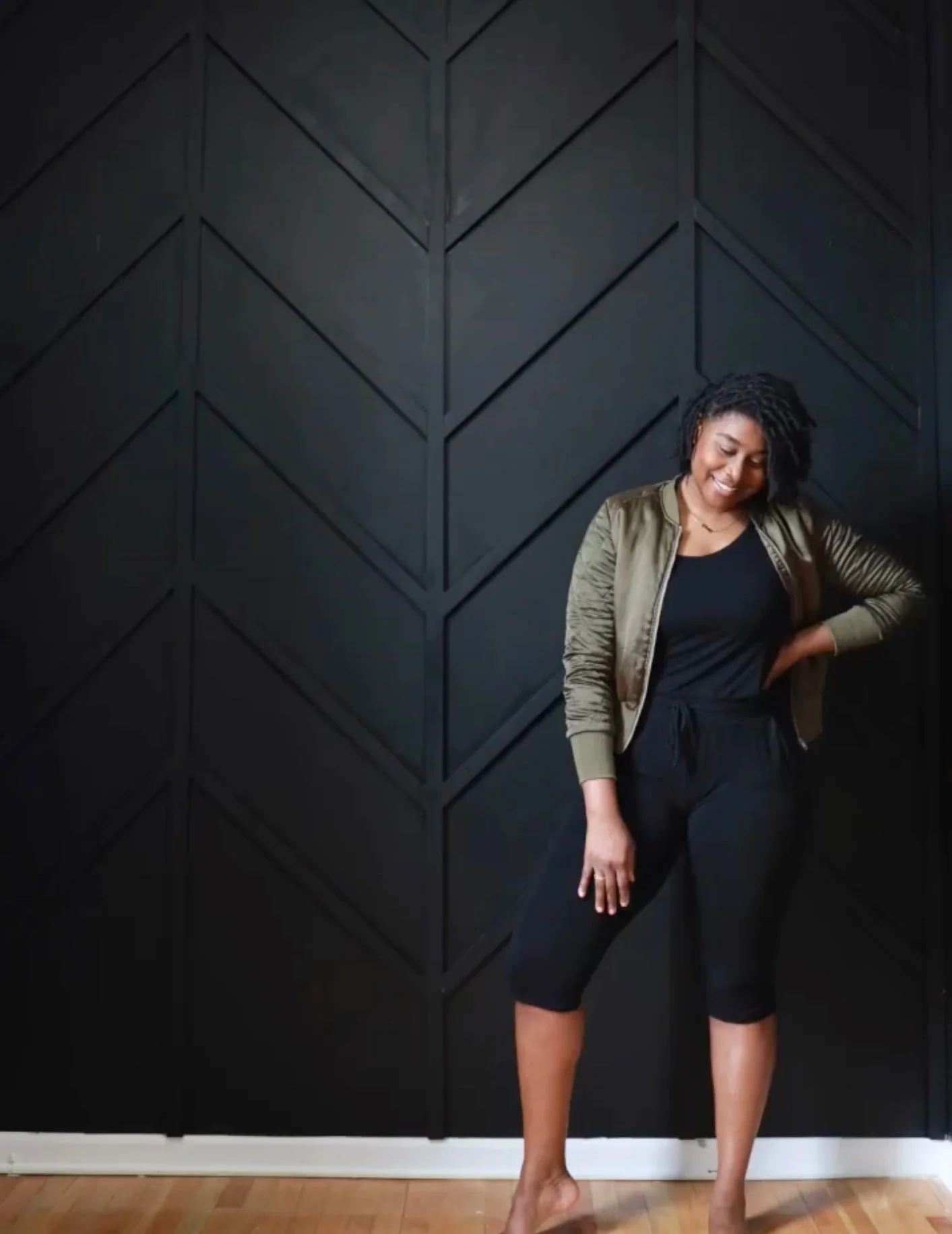 HOW TO CREATE A HERRINGBONE ACCENT WALL