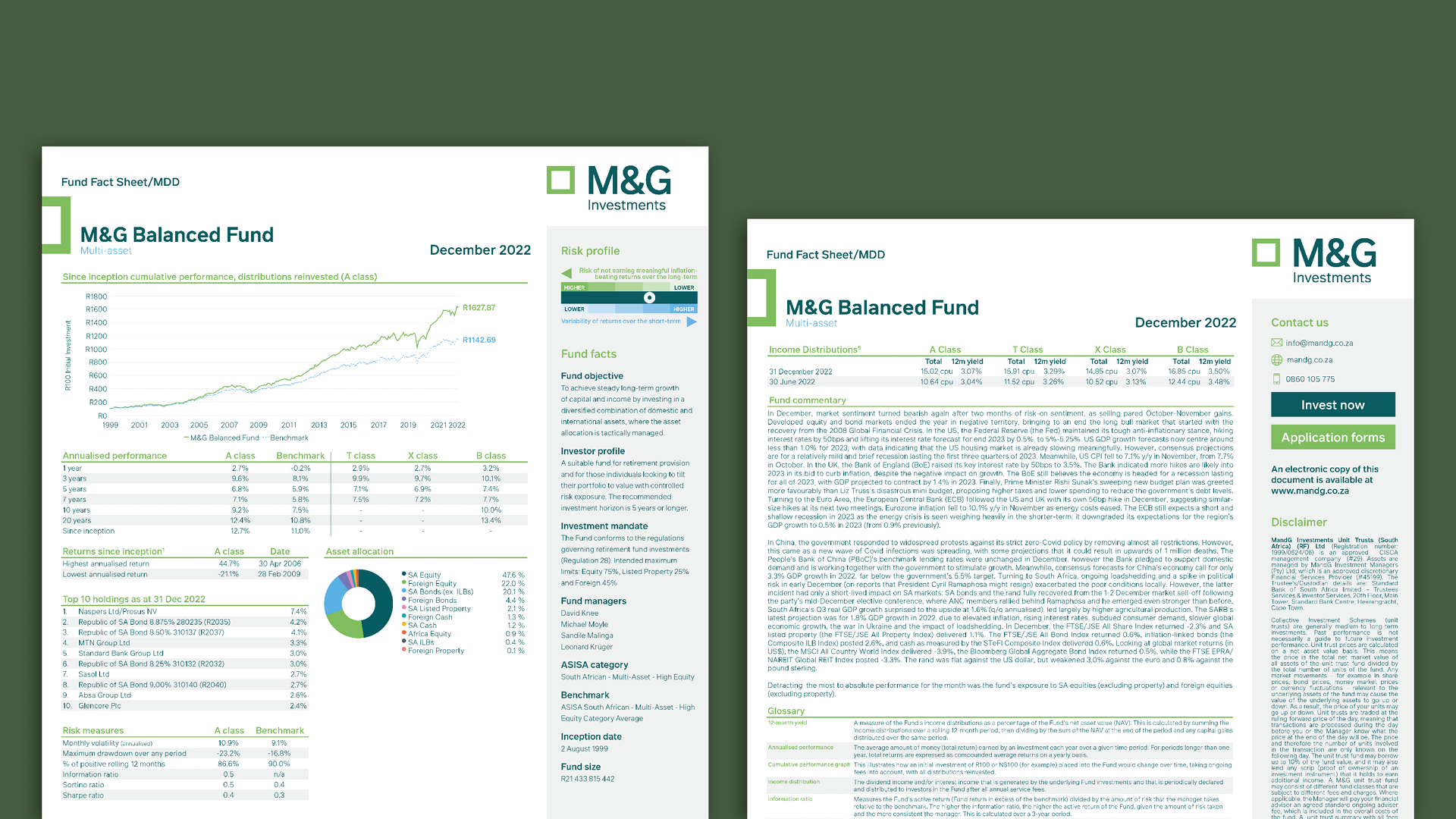 M&G Performance Reporting