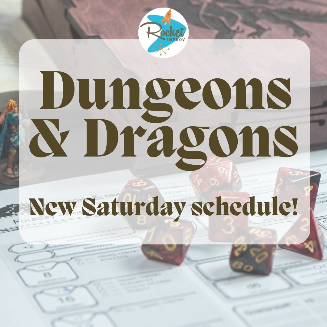 🎉 Exciting news! Beginning April 6th, we will now offer one-shots and mini-campaigns for ages 13-15 as well as a longer campaign for ages 16+. Dive into the realm of Dungeons and Dragons with us! 

Check out our new schedule below or go to the D&amp