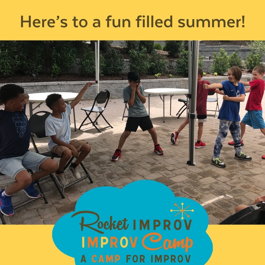 🚀 Fuel your child's creativity at Rocket Improv Camp! 

Our age-appropriate games teach valuable improv skills like teamwork, emotional depth, and presentation &ndash; all led by experienced actors who specialize in youth education. Watch your child