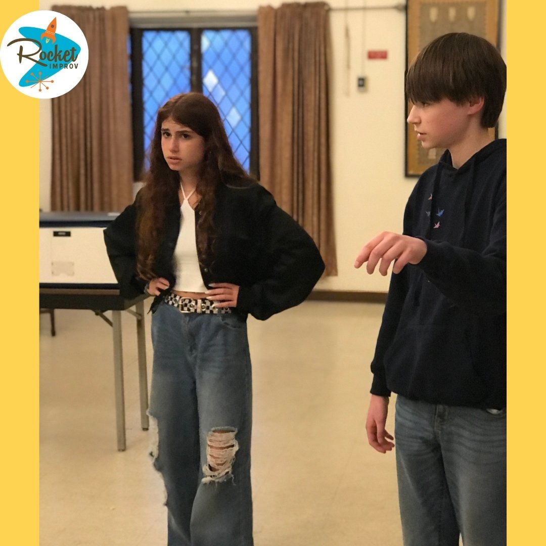 Our advanced improvisers are diving into character, commitment, and emotional work -- VERY important skills to have as an improviser.

#springclasses #classesforkids #letloose #instagood #happy
#improvschool #njimprov #improvclassesforkids #improvcla