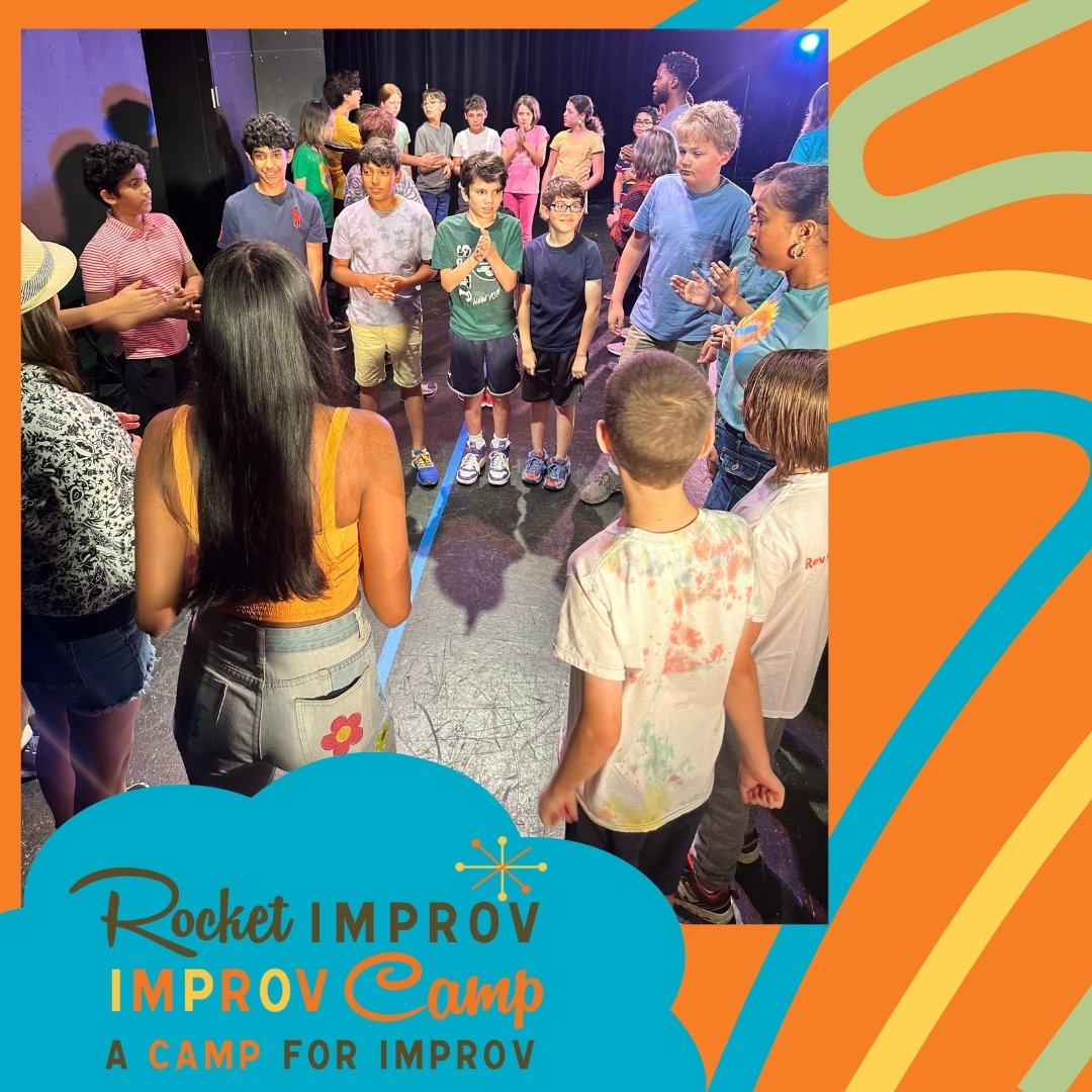 Summer is fast approaching! (Can you believe it's almost here already?!?!) ☀️ 

Is your child on the lookout for something exciting and imaginative to dive into? Check out Rocket Improv Summer Camp, a camp for improv! Watch your child's creativity ta
