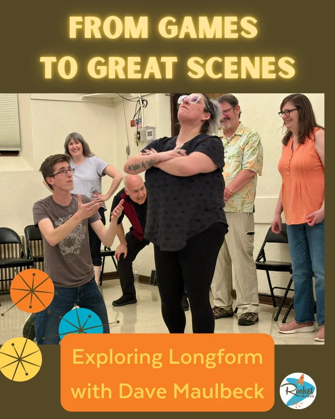 🎭 You&rsquo;ve played the games. Now it&rsquo;s time to explore what&rsquo;s next.

✨ Exploring Longform with Dave Maulbeck will sharpen your instincts, stretch your creativity, and make you fall in love with improv all over again!

👉 Classes start