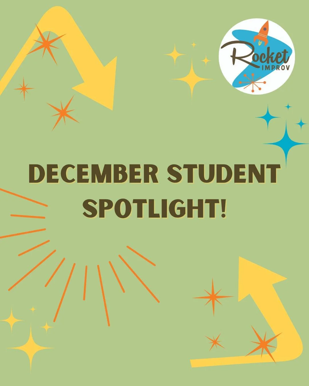 🌟🎭 Our December 'Student Spotlight' is on Aine! 🎉🚀

🚀 How long have you been training at Rocket Improv?
I&rsquo;m in my third year - I started in 3rd grade and now I&rsquo;m in 5th grade. 

🚀 What do you enjoy most about your classes?
I think w