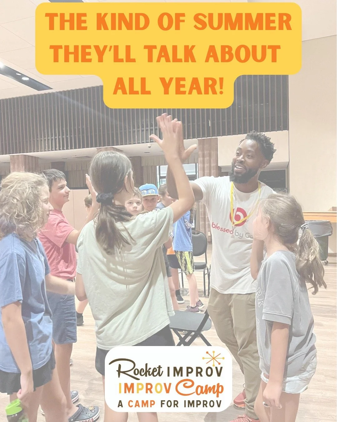 If you&rsquo;re already wondering how to fill those long summer days ☀️
Our Improv Camp is one of those places where kids come home tired, happy, and full of stories 💛

Last summer was a blast; full of new friendships, inside jokes, and moments they