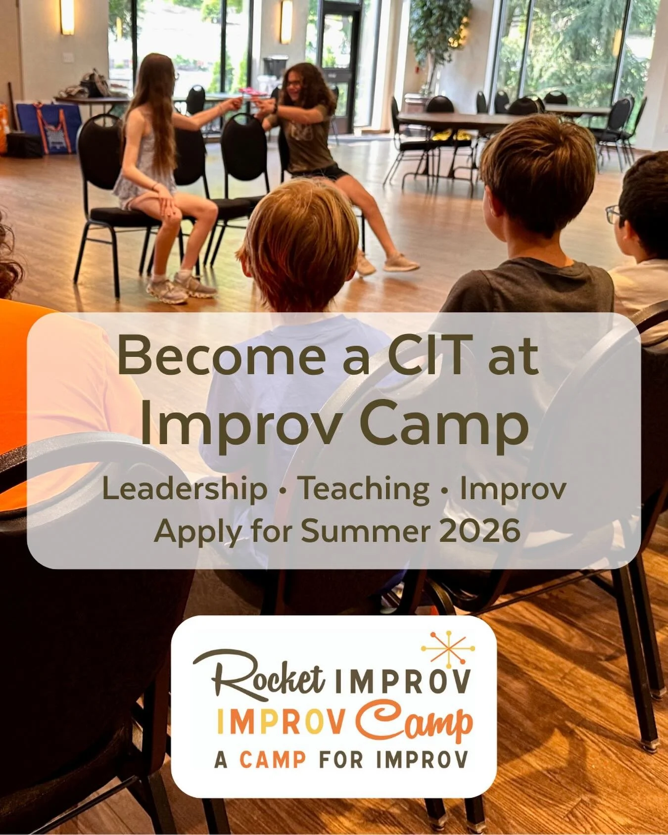 Hello students and families! 👋

We have an exciting opportunity to share! Applications for our Counselor-in-Training (CIT) Program at Rocket Improv Camp this summer are OPEN 🎭

If you&rsquo;re a teen improviser (or the parent of a teen improviser) 