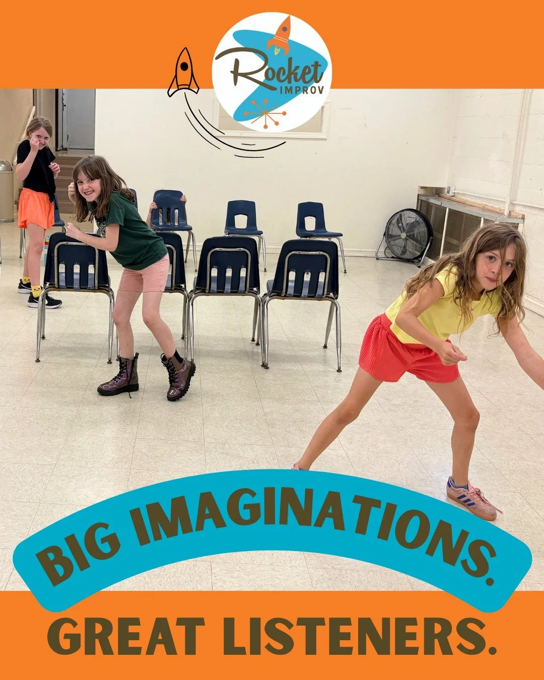 What if practicing listening didn&rsquo;t feel like practice?

In our kids&rsquo; improv games, children learn to really listen to what&rsquo;s happening around them, notice what their friends are saying and doing, and build on each other&rsquo;s ide