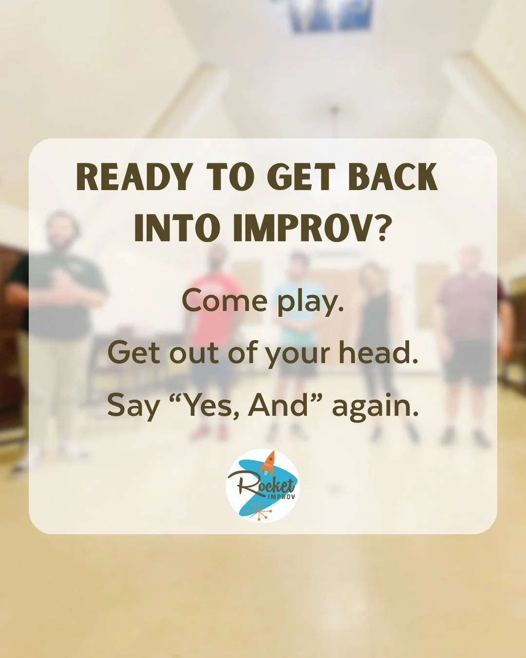Hey, improviser. 👋

Yeah, you.

The one who used to take classes. Perform. Go to jams. Make stuff up with a bunch of strangers and somehow leave the room feeling like you&rsquo;d known them forever. 🎭😂

And then&hellip; life happened.

Work got bu