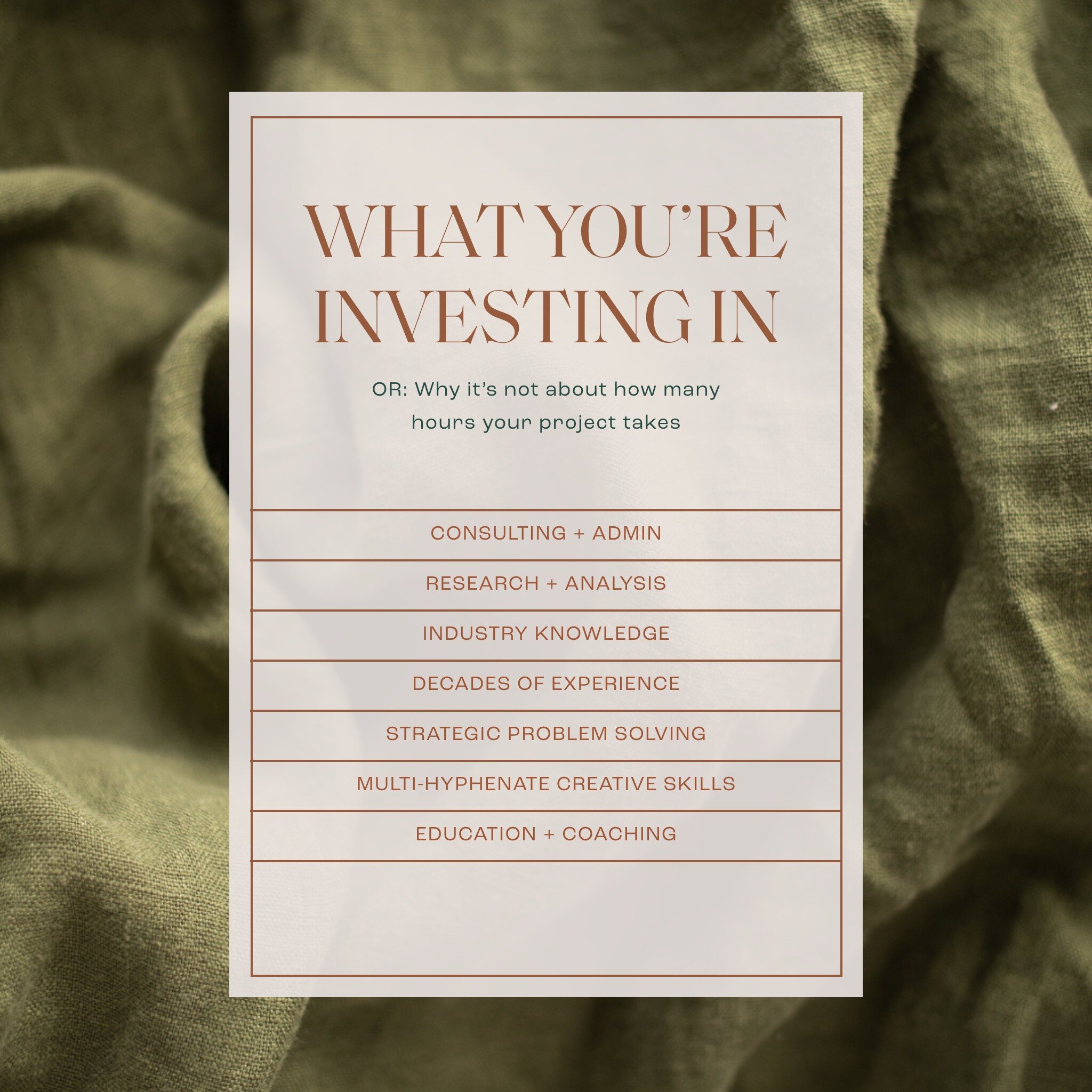 I was so surprised by this question a potential client asked me recently:

I sent her a web design proposal and she had a question or two. And then a few days later, another question came through: &quot;How many hours is this project going to take?&q