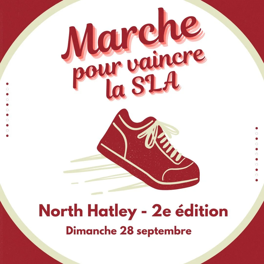 🚶La 2e &eacute;dition de la Marche pour vaincre la SLA North Hatley aura lieu le DIMANCHE 28 SEPTEMBRE, en collaboration avec la Soci&eacute;t&eacute; de la SLA du Qu&eacute;bec - ALS Society of Quebec.🚶&zwj;♀️

Chaque don compte 🙏 : il permet de 
