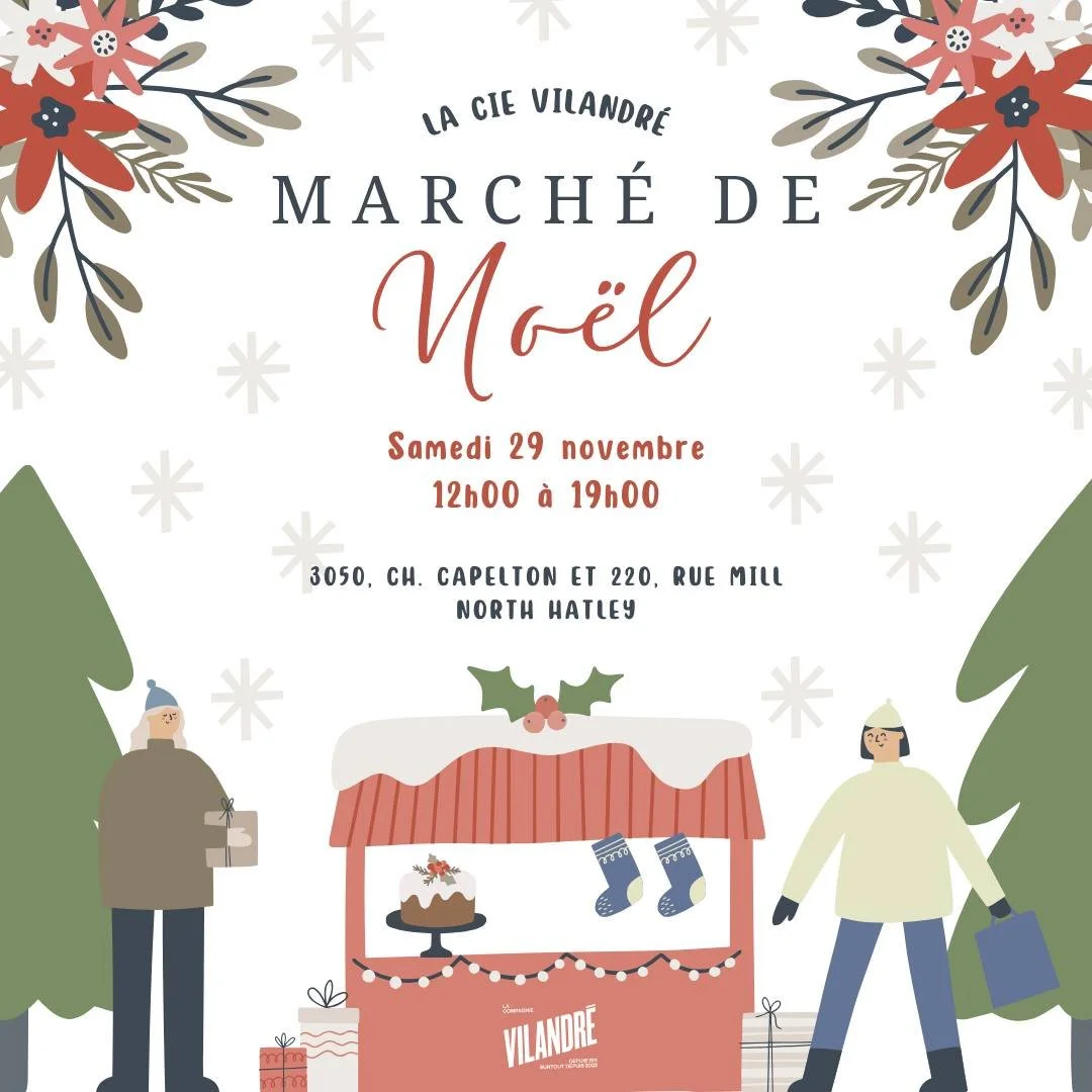 *𝑷𝑼𝑩 𝑬𝑻 𝑩𝑹𝑨𝑺𝑺𝑬𝑹𝑰𝑬*

🎅Cette ann&eacute;e, notre march&eacute; de No&euml;l aura lieu au pub 𝑬𝑻 &agrave; la brasserie!
🎁Venez encourager plus d&rsquo;une douzaine d&rsquo;artisans locaux et offrez des cadeaux originaux! 

📍3050, Ch. 