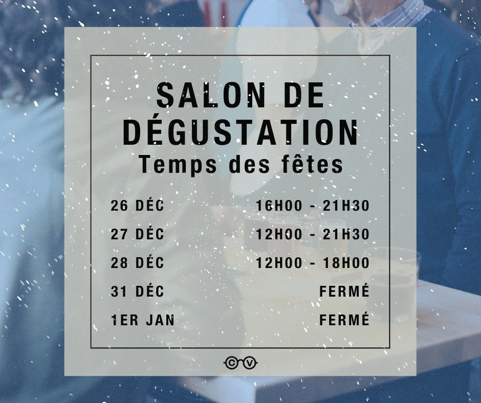 * 𝗛𝗢𝗥𝗔𝗜𝗥𝗘 𝗕𝗥𝗔𝗦𝗦𝗘𝗥𝗜𝗘 *
🍺Voici l'horaire pour le 𝘀𝗮𝗹𝗼𝗻 𝗱𝗲 𝗱𝗲́𝗴𝘂𝘀𝘁𝗮𝘁𝗶𝗼𝗻.

🥊𝗕𝗢𝗫𝗜𝗡𝗚 𝗗𝗔𝗬 - Vendredi 26
Sp&eacute;ciaux sur les caisses de 12 et de 24, ainsi que sur nos deux 4 packs d&eacute;couverte : les allem