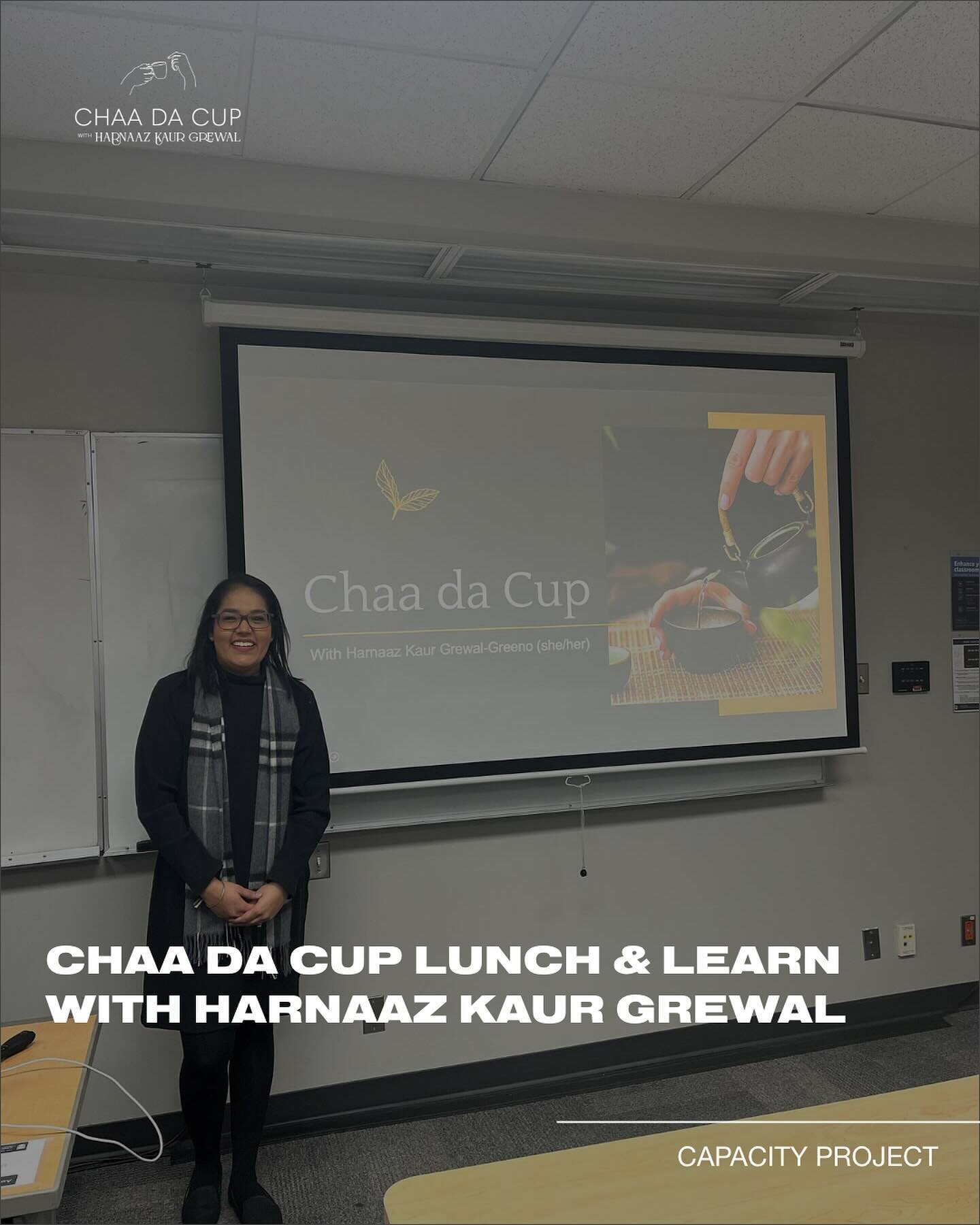Naaz is going super fast and super mighty in creating meaningful dialogue around racialised women and mental health with Chaa da Cup 💪🏽 

The impact of this project knows no bounds, and Naaz has been given the opportunity in so many ways to speak a