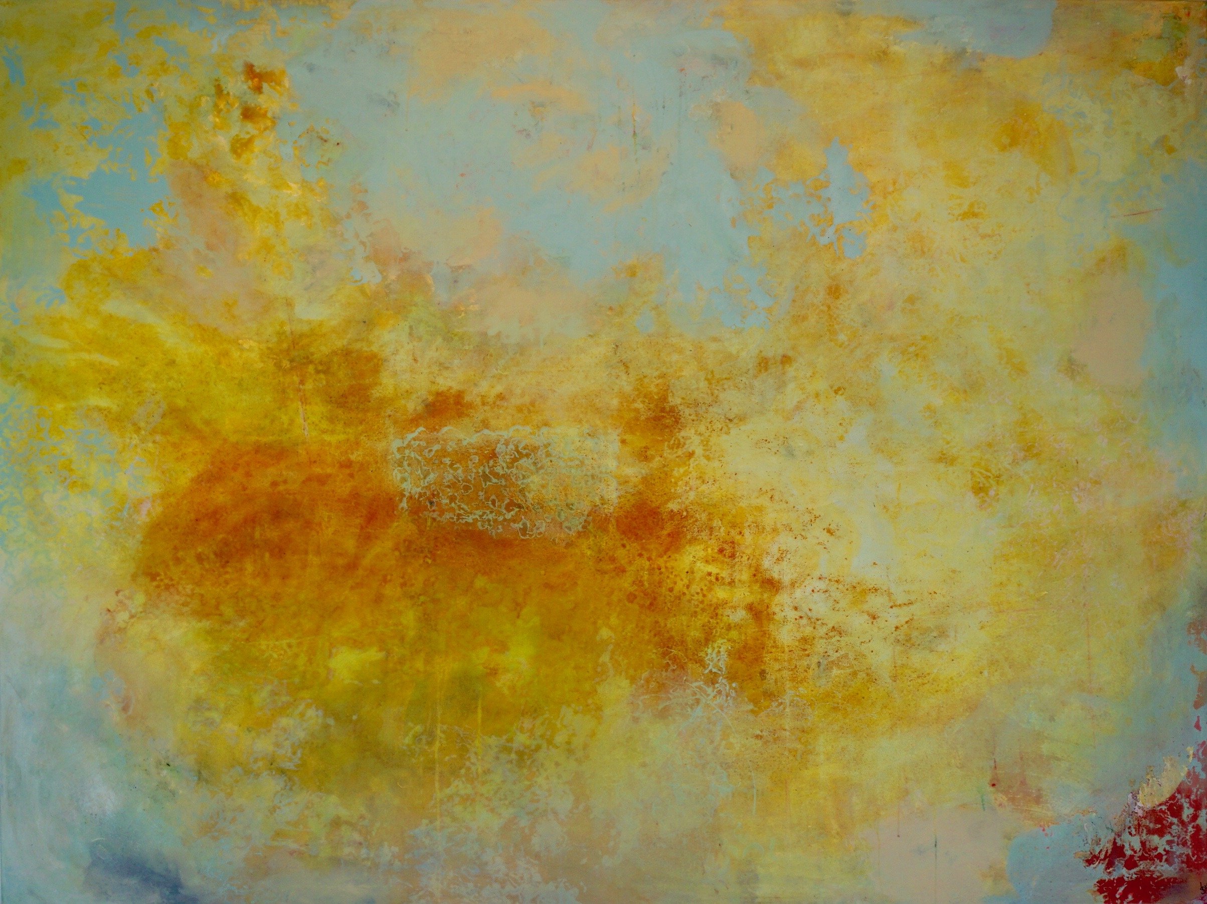 Dust catcher. Yellow. Acrylic on canvas. 150x200cm. 2021..jpeg