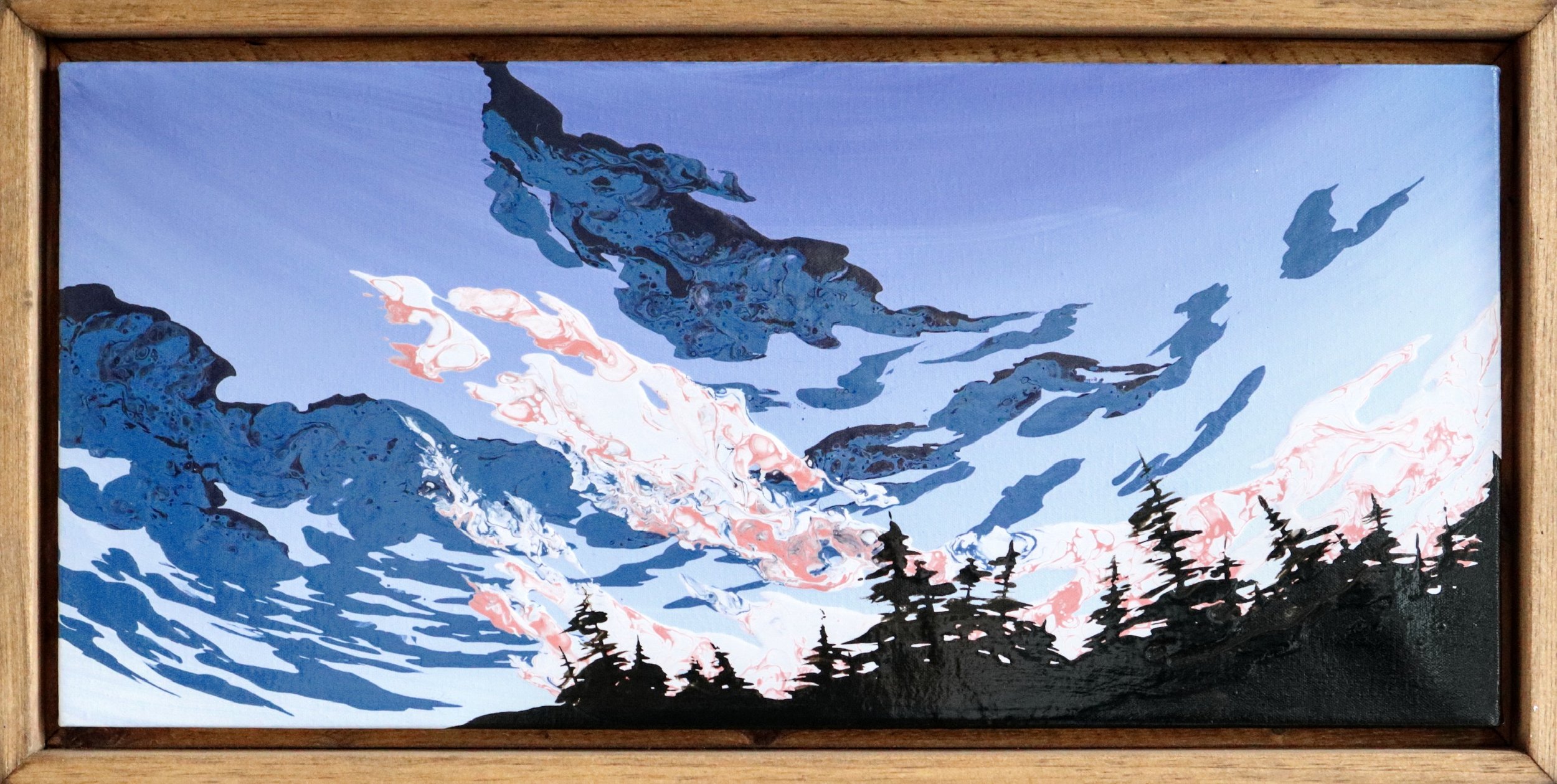 Cloudy Painting Acrylic on Canvas