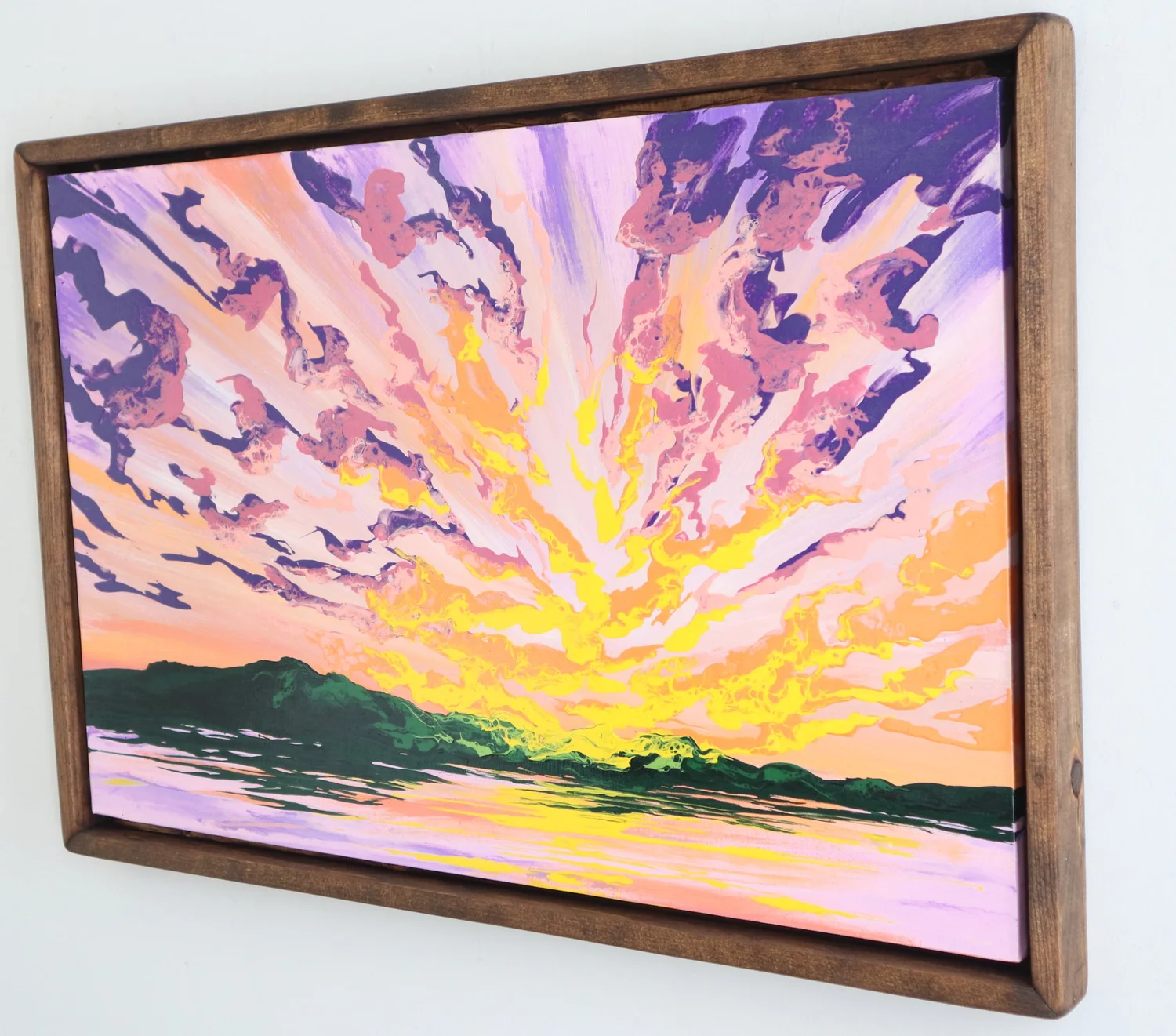 油彩絵　エリアス・Ｍ・ペレス・Ｐ 　ELIAS M.PEREZ　海景　額入り 油彩絵 エリアス・M・ペレス・P ELIAS M.PEREZ 海景 額入り 油彩絵