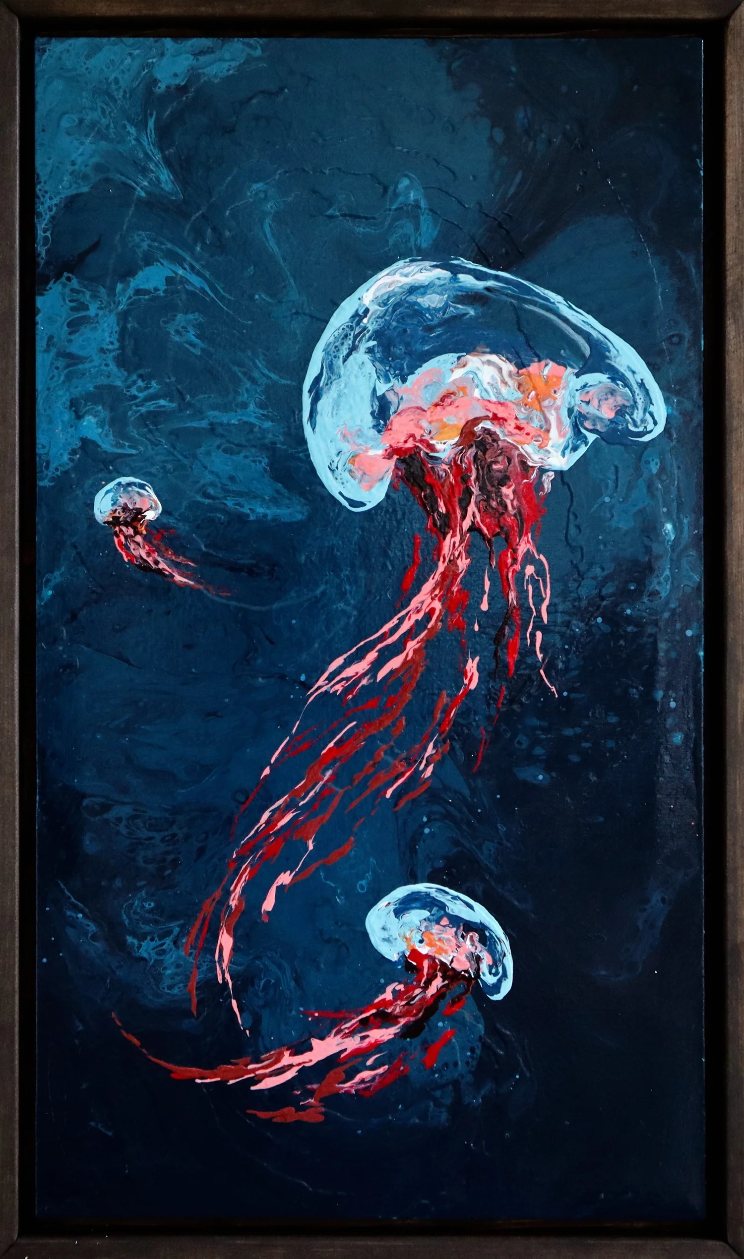 Abstract Jellyfish Paintings