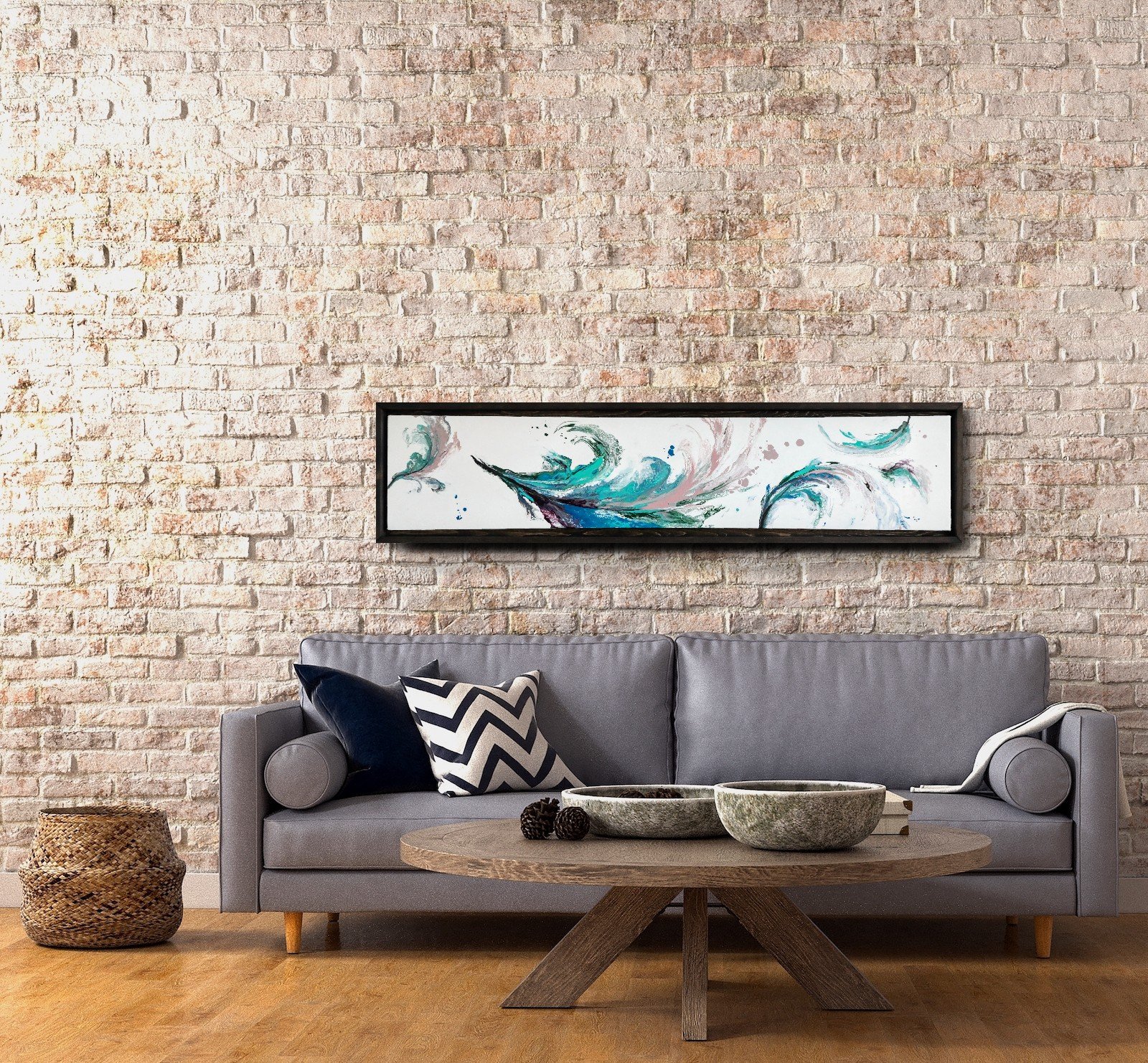 abstract living room original art